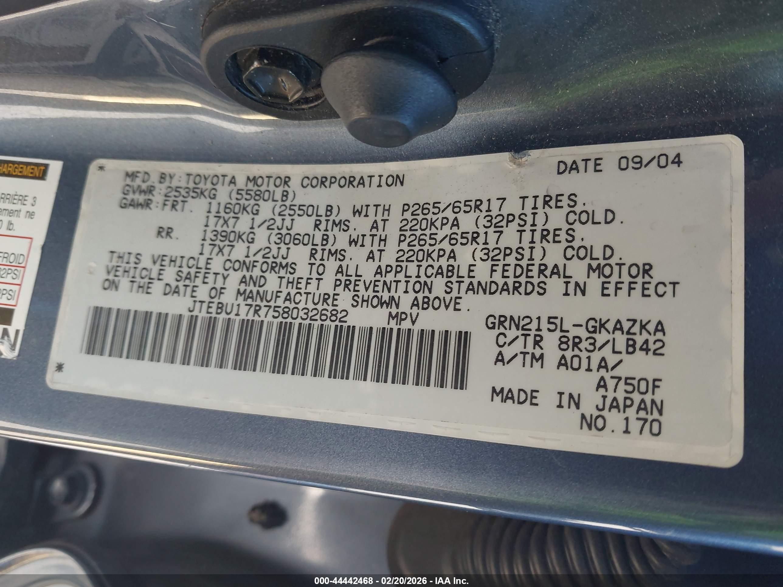 TOYOTA 4RUNNER image 9