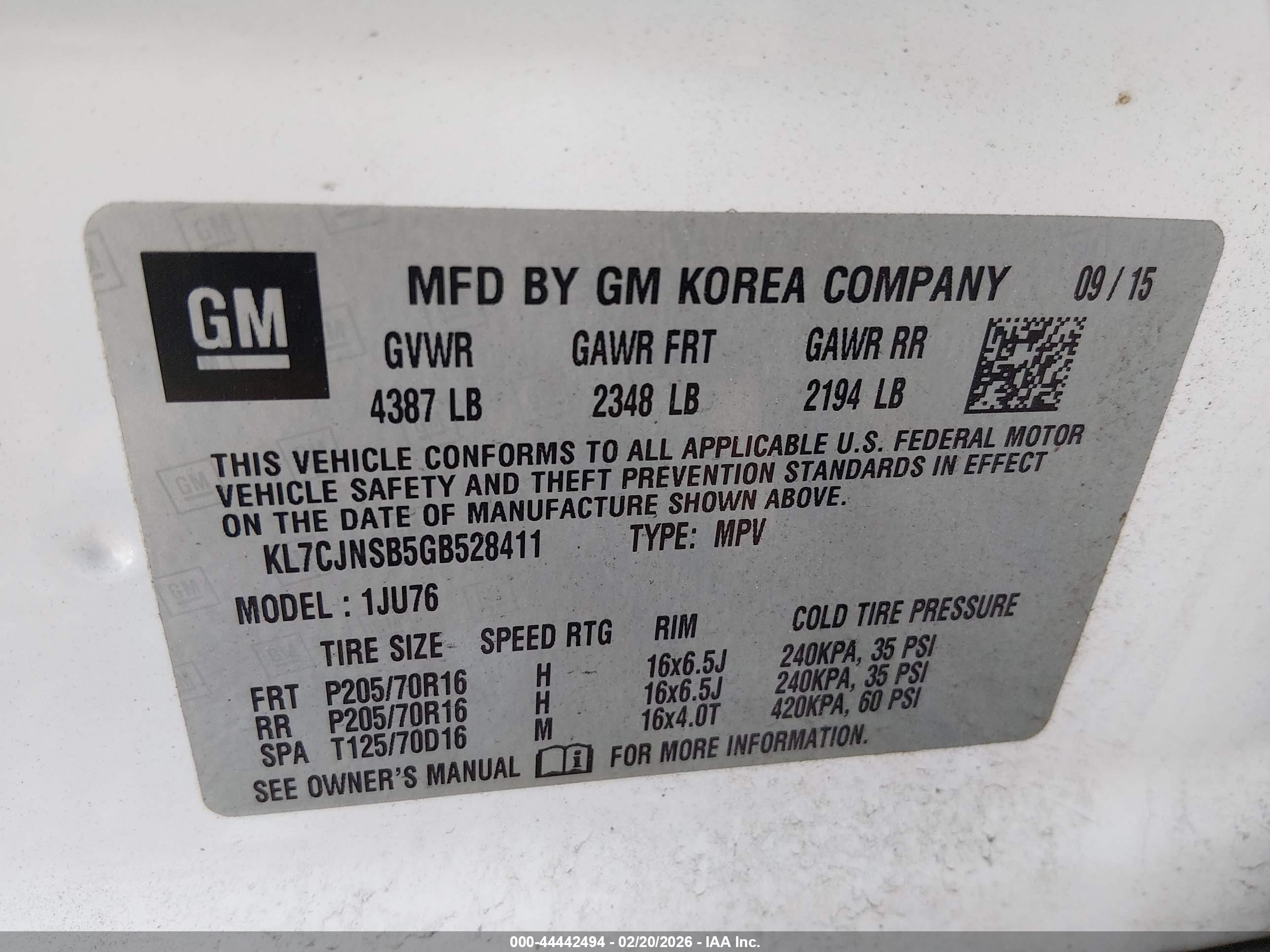 CHEVROLET TRAX image 9
