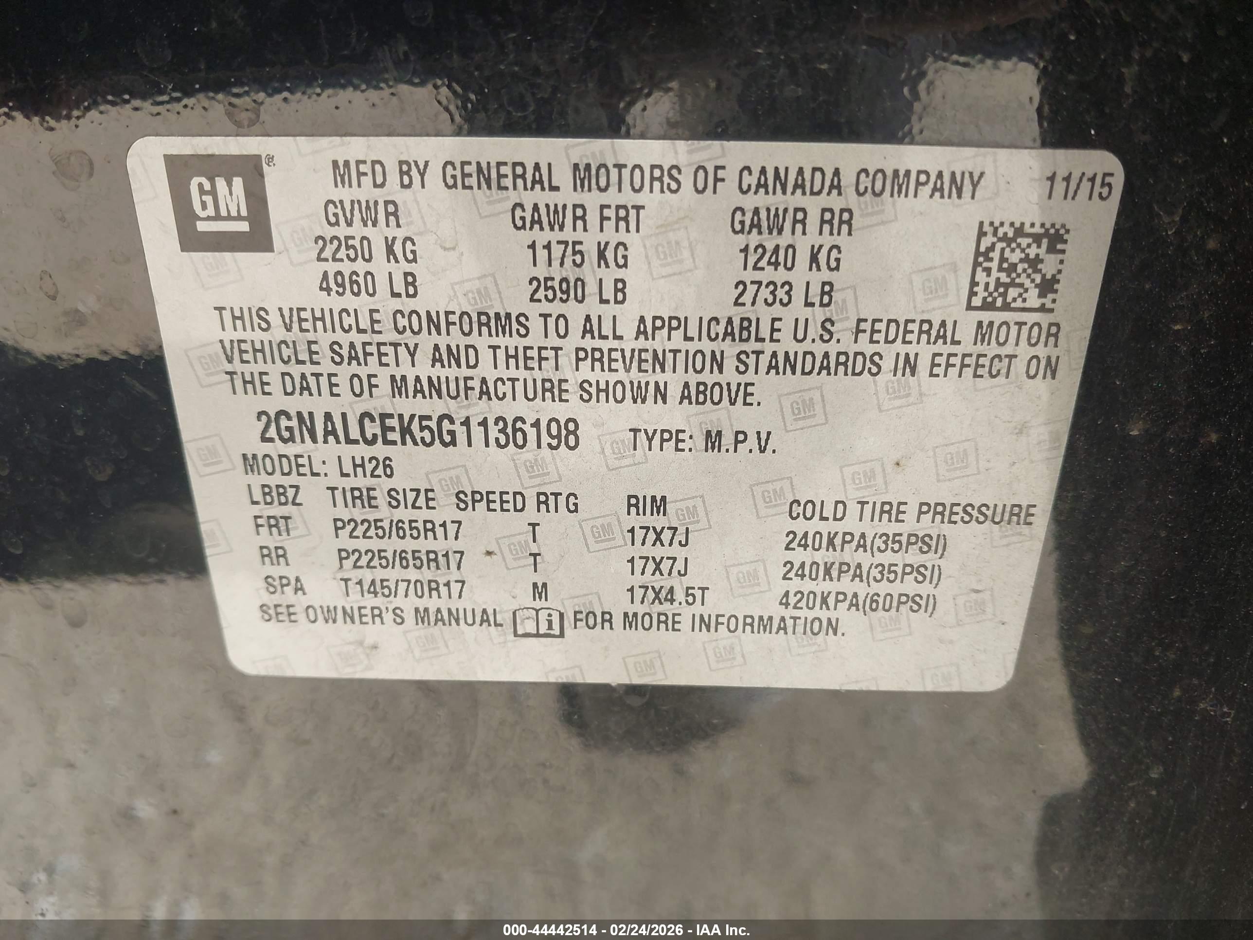 CHEVROLET EQUINOX image 9
