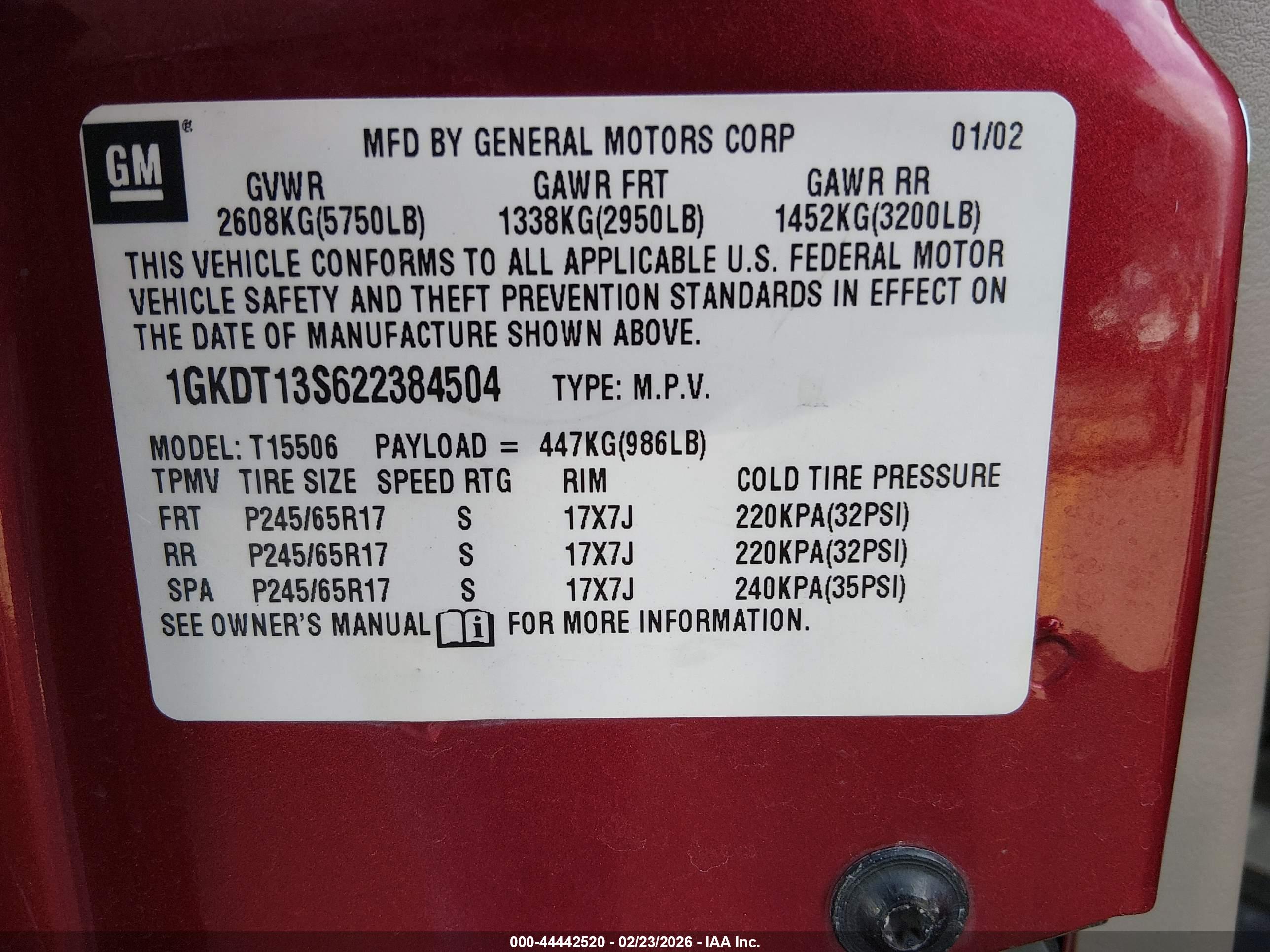 GMC ENVOY image 9