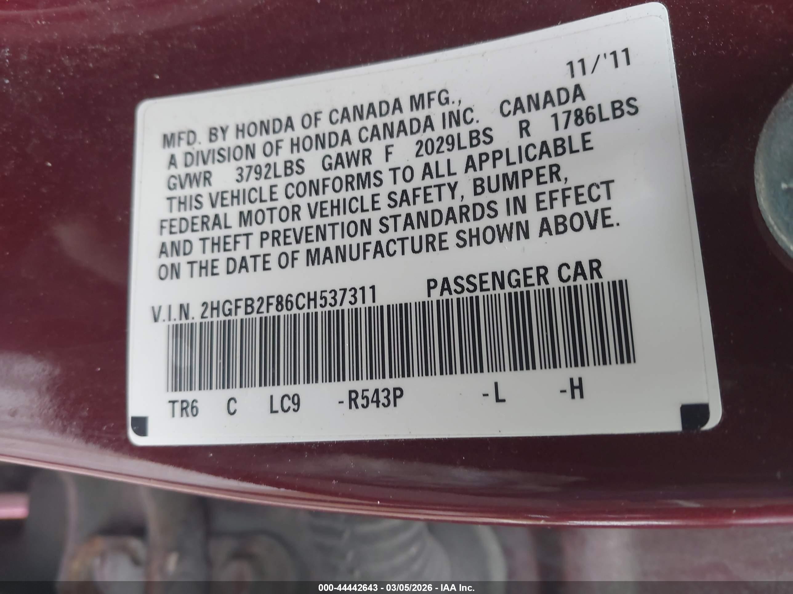 HONDA CIVIC image 9