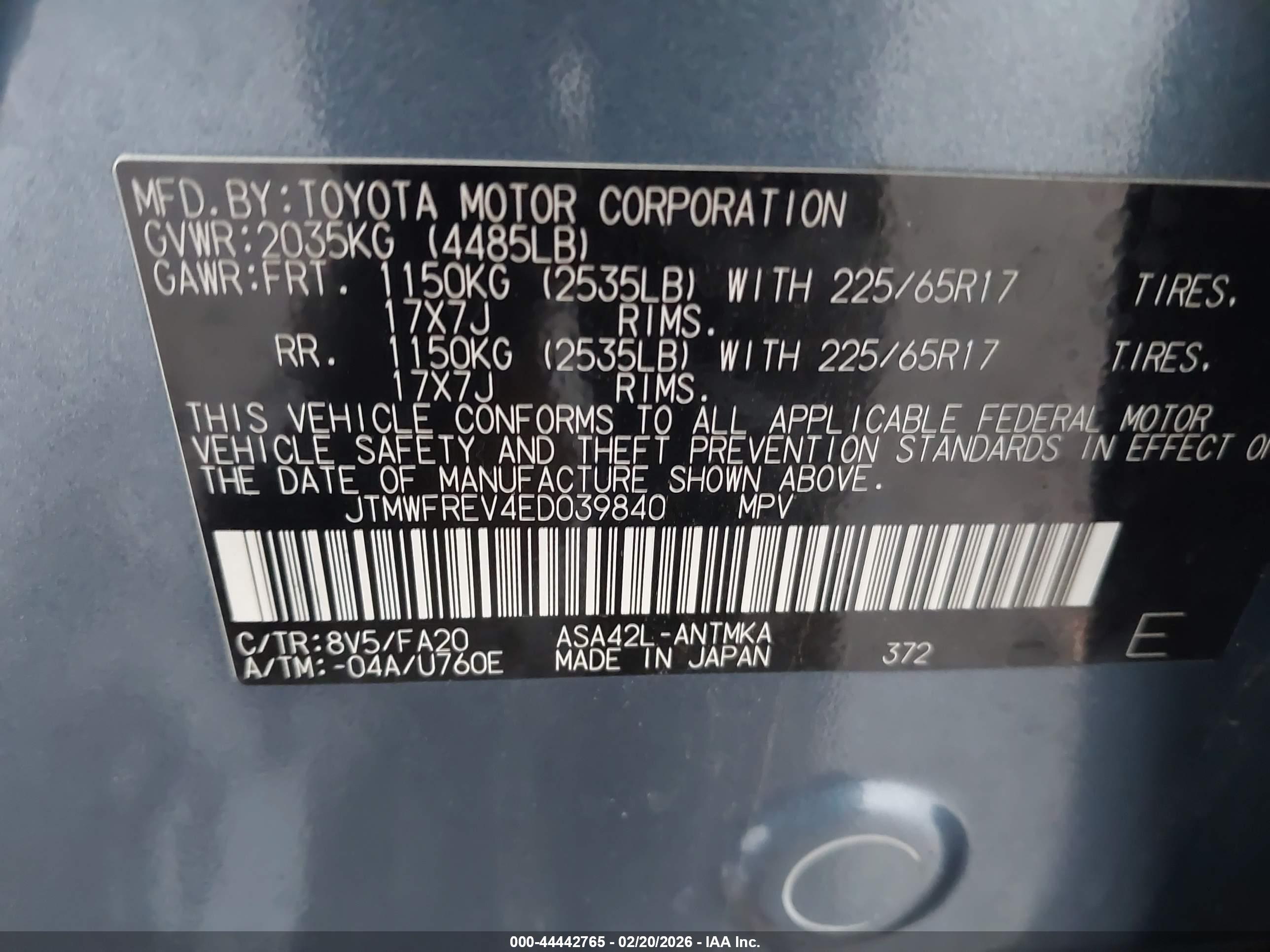 TOYOTA RAV4 image 9
