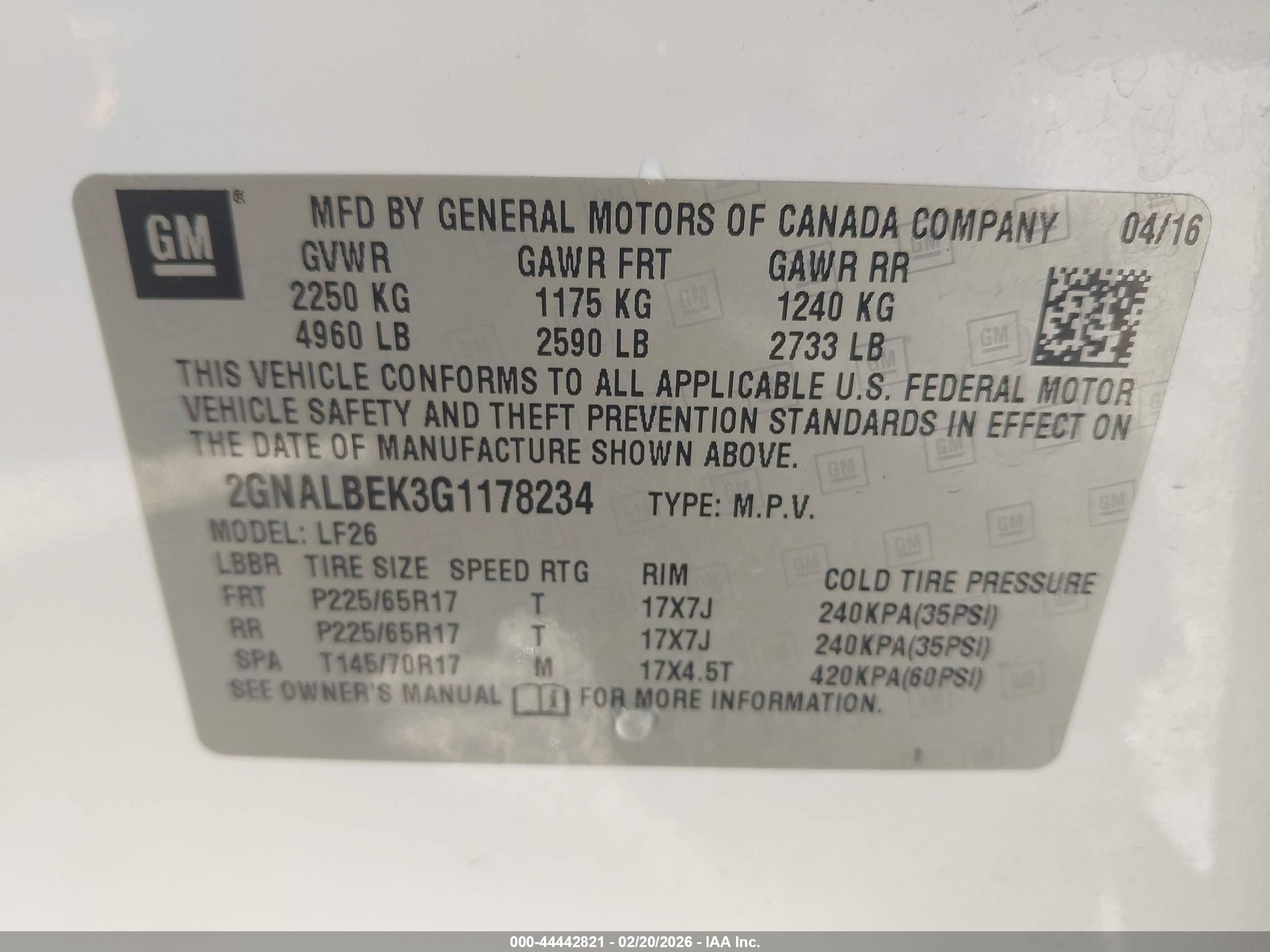 CHEVROLET EQUINOX image 9