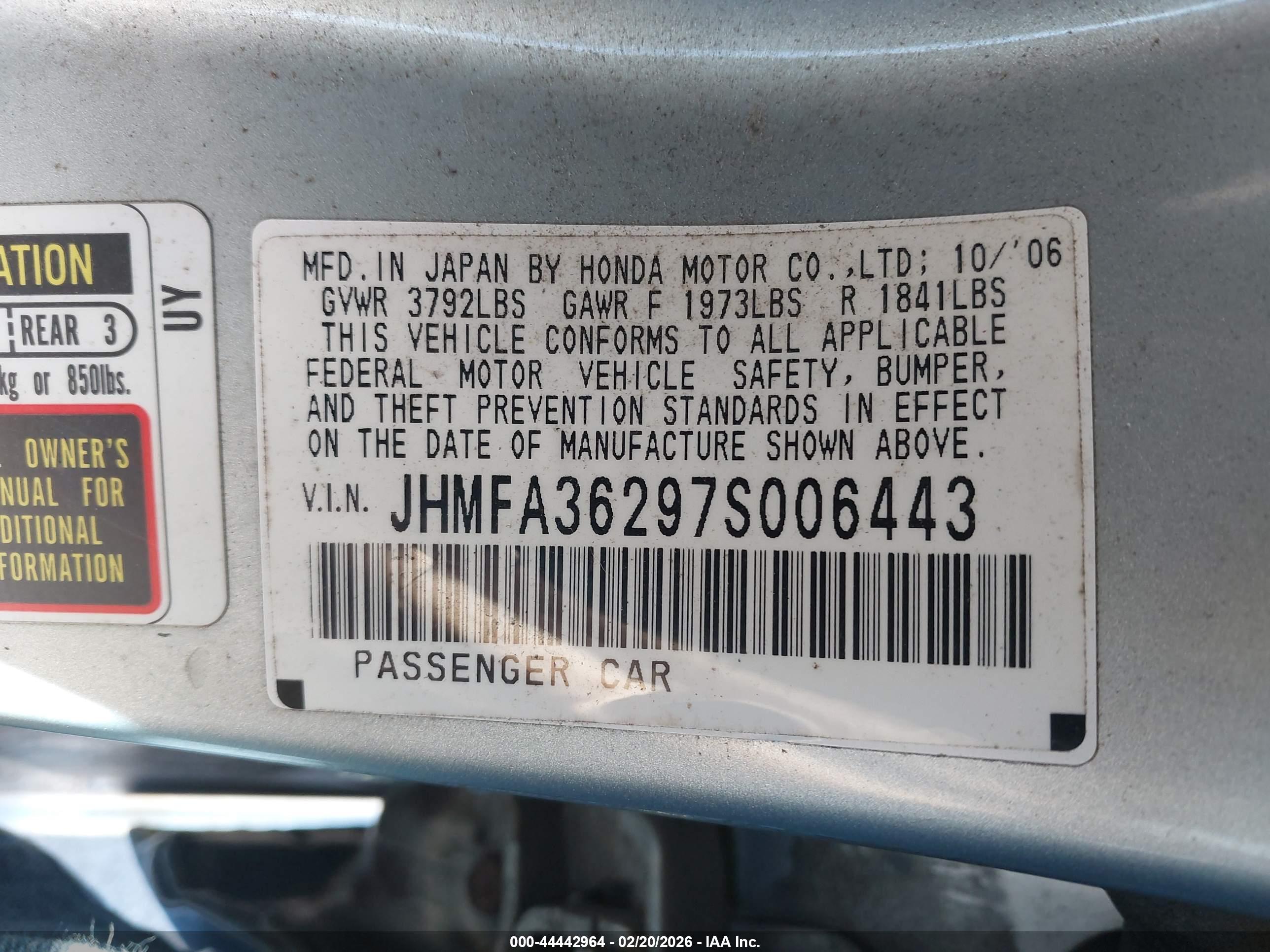 HONDA CIVIC image 9
