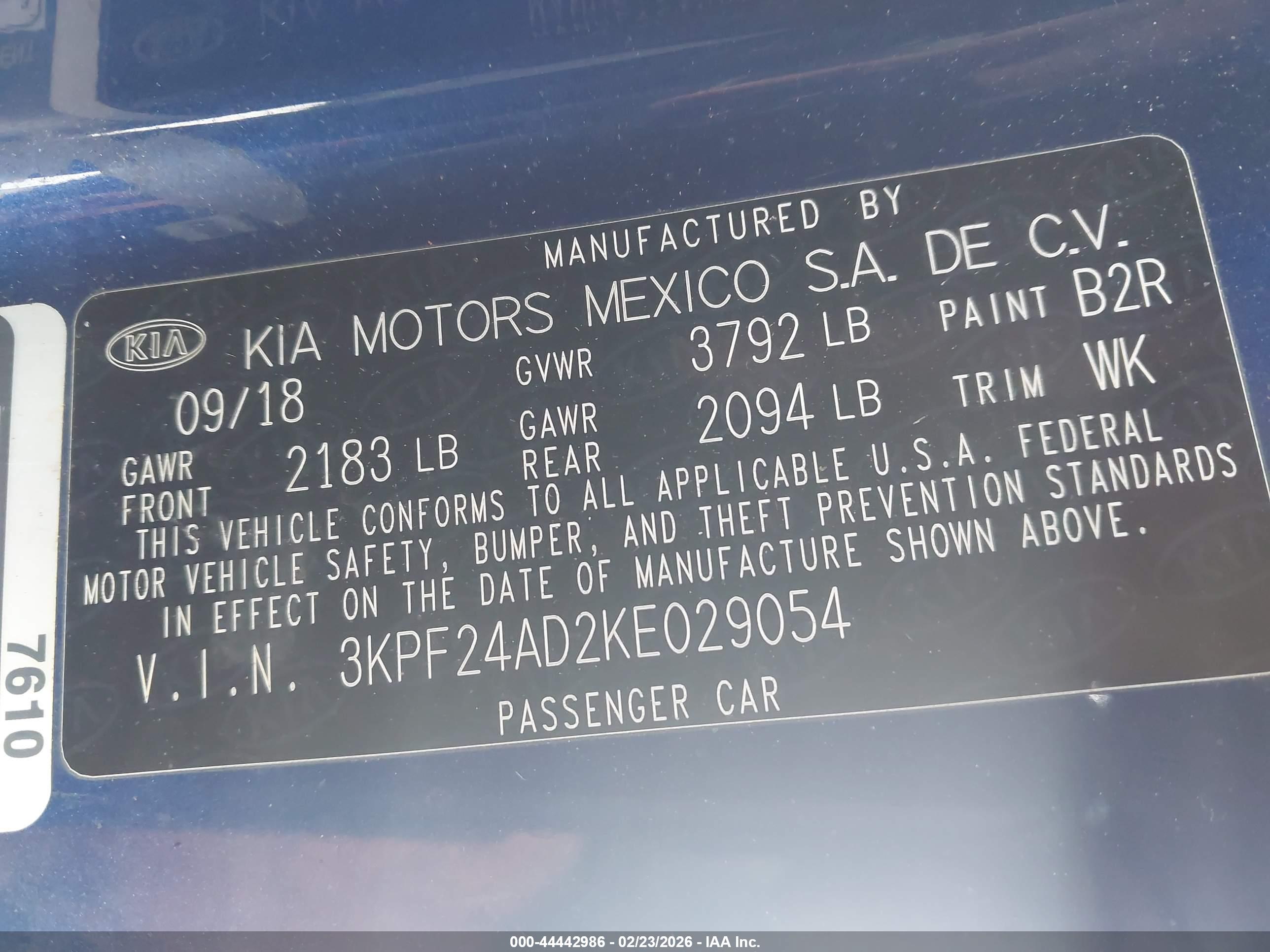 KIA FORTE image 9