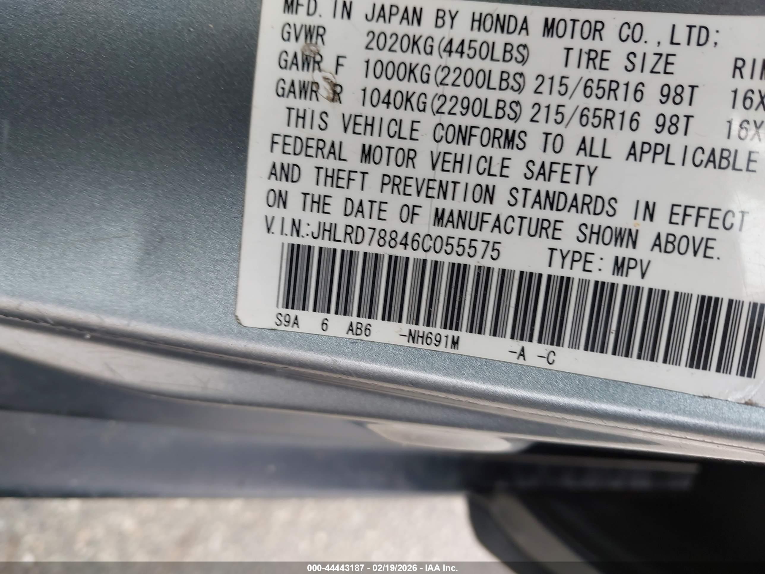 HONDA CR-V image 9