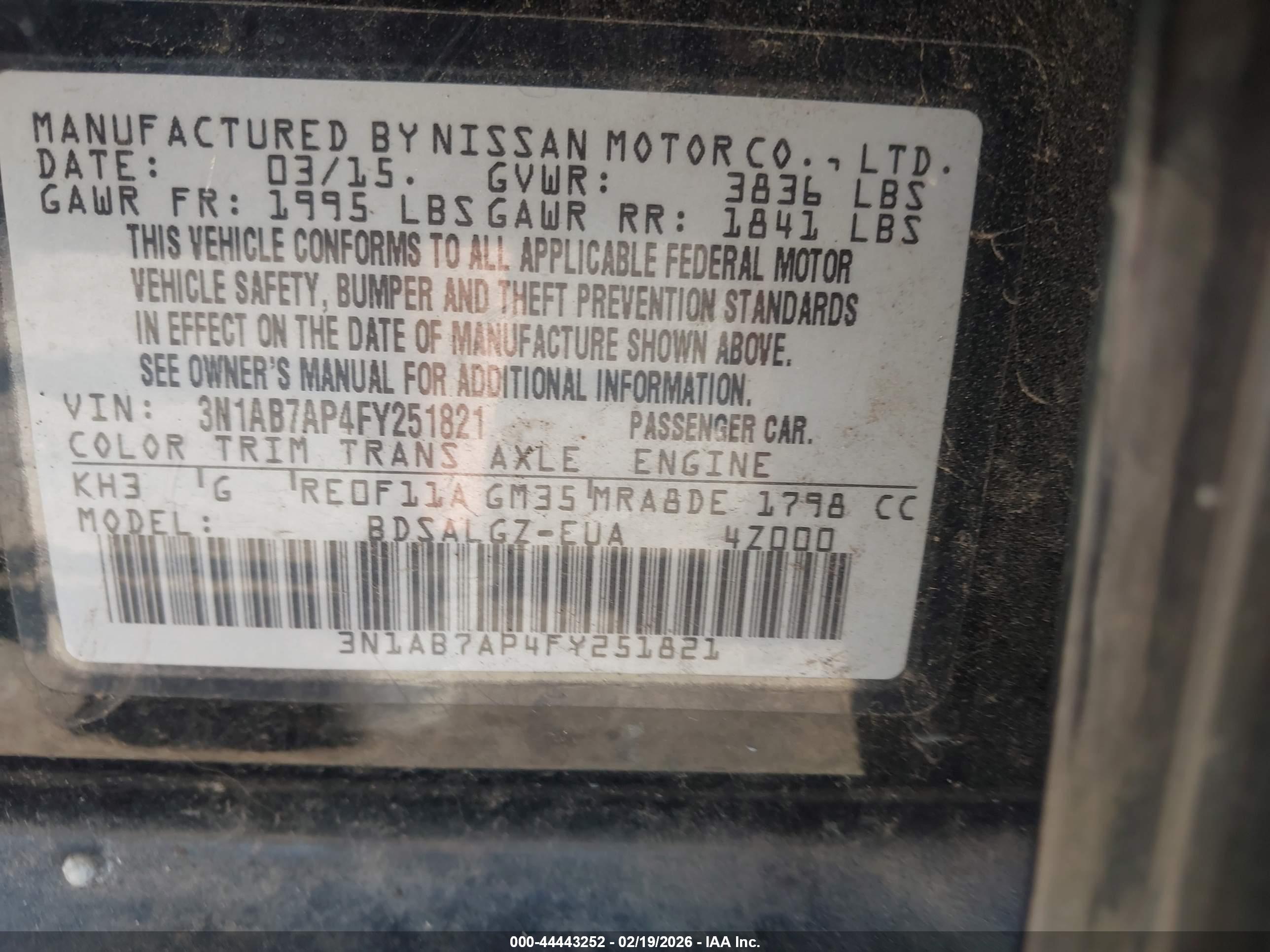 NISSAN SENTRA image 9
