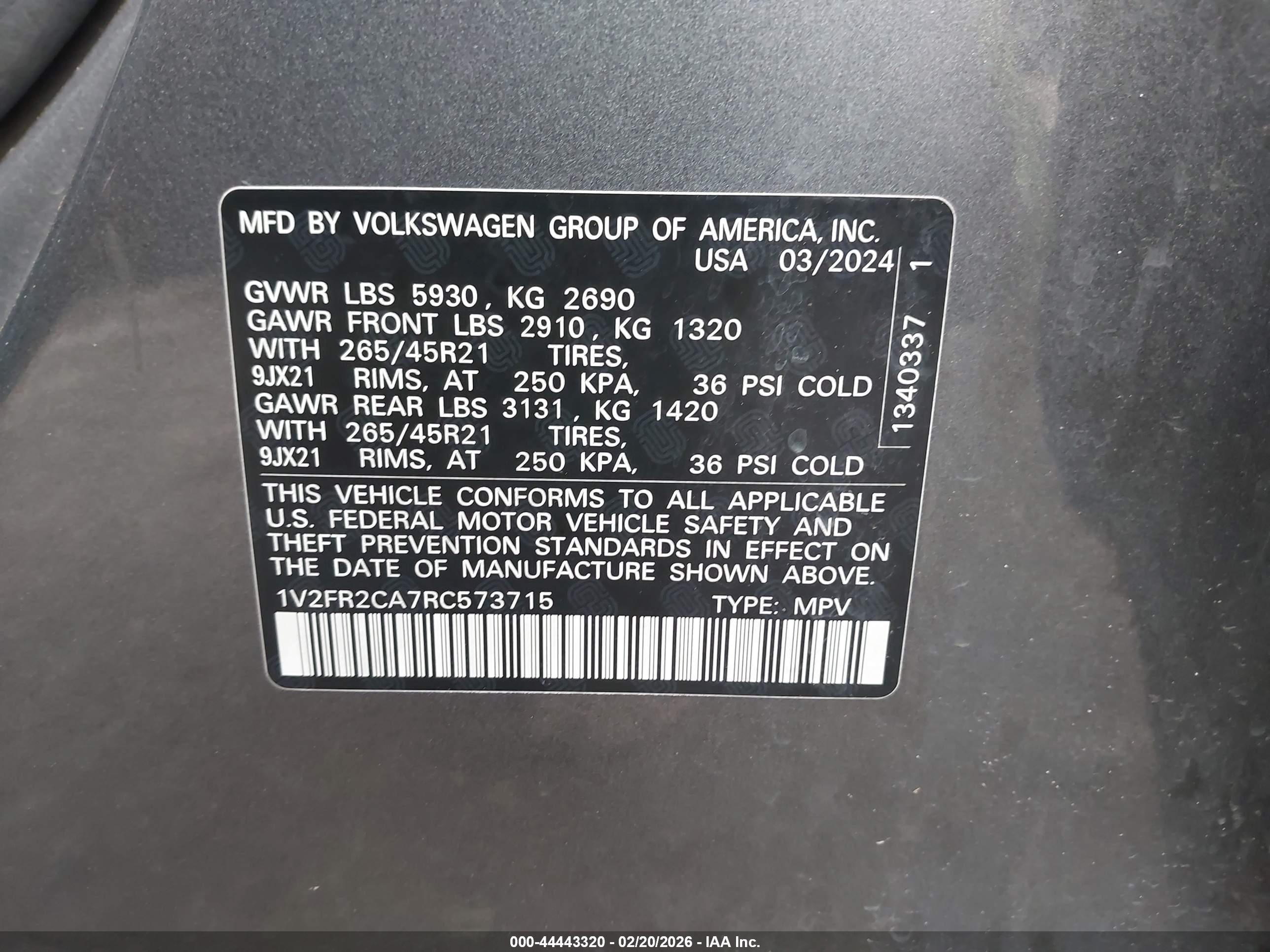 VOLKSWAGEN ATLAS image 9