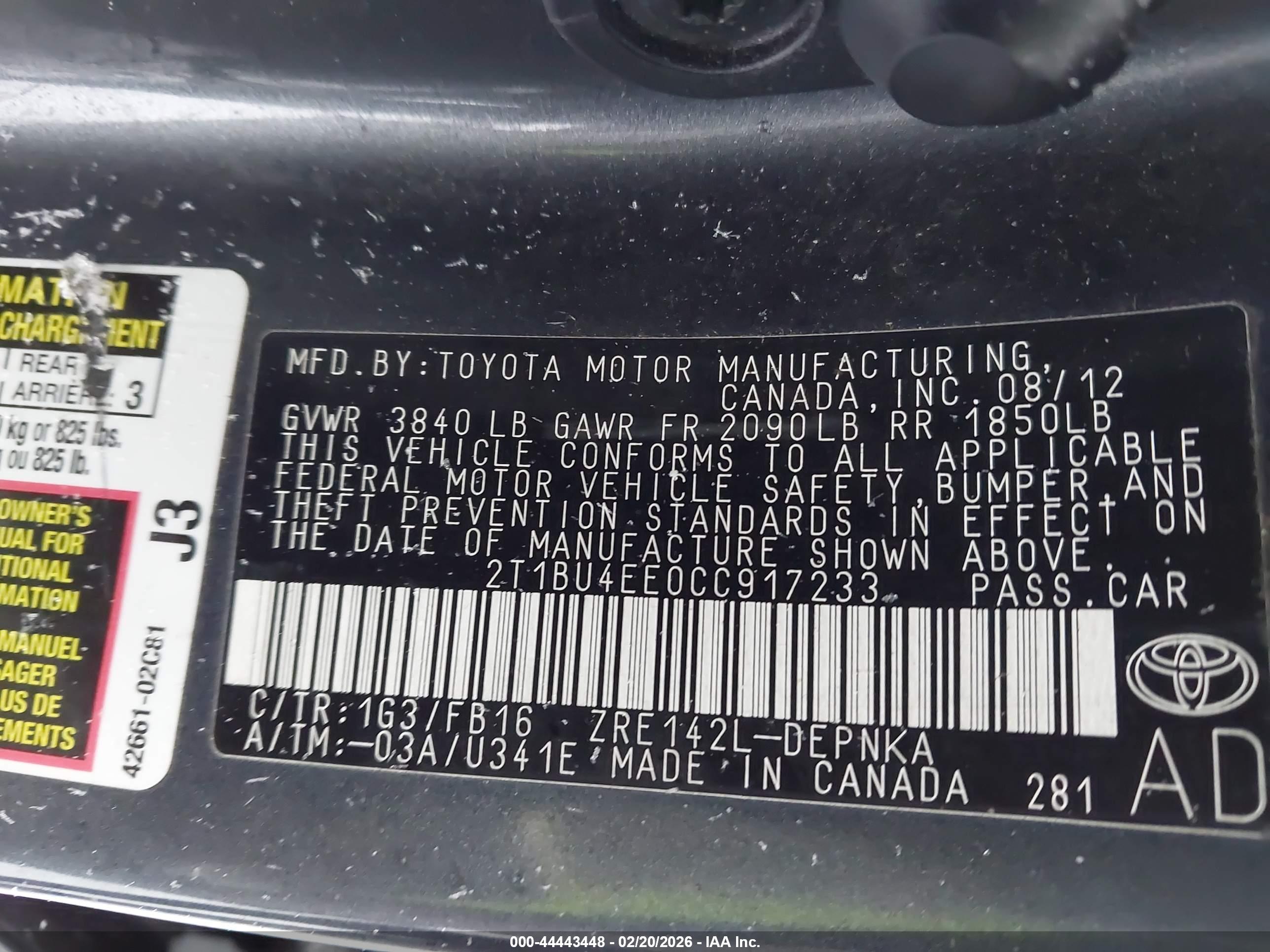 TOYOTA COROLLA image 9