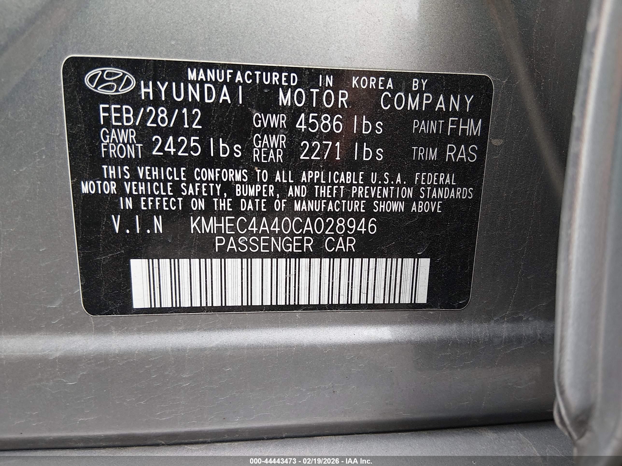 HYUNDAI SONATA image 9