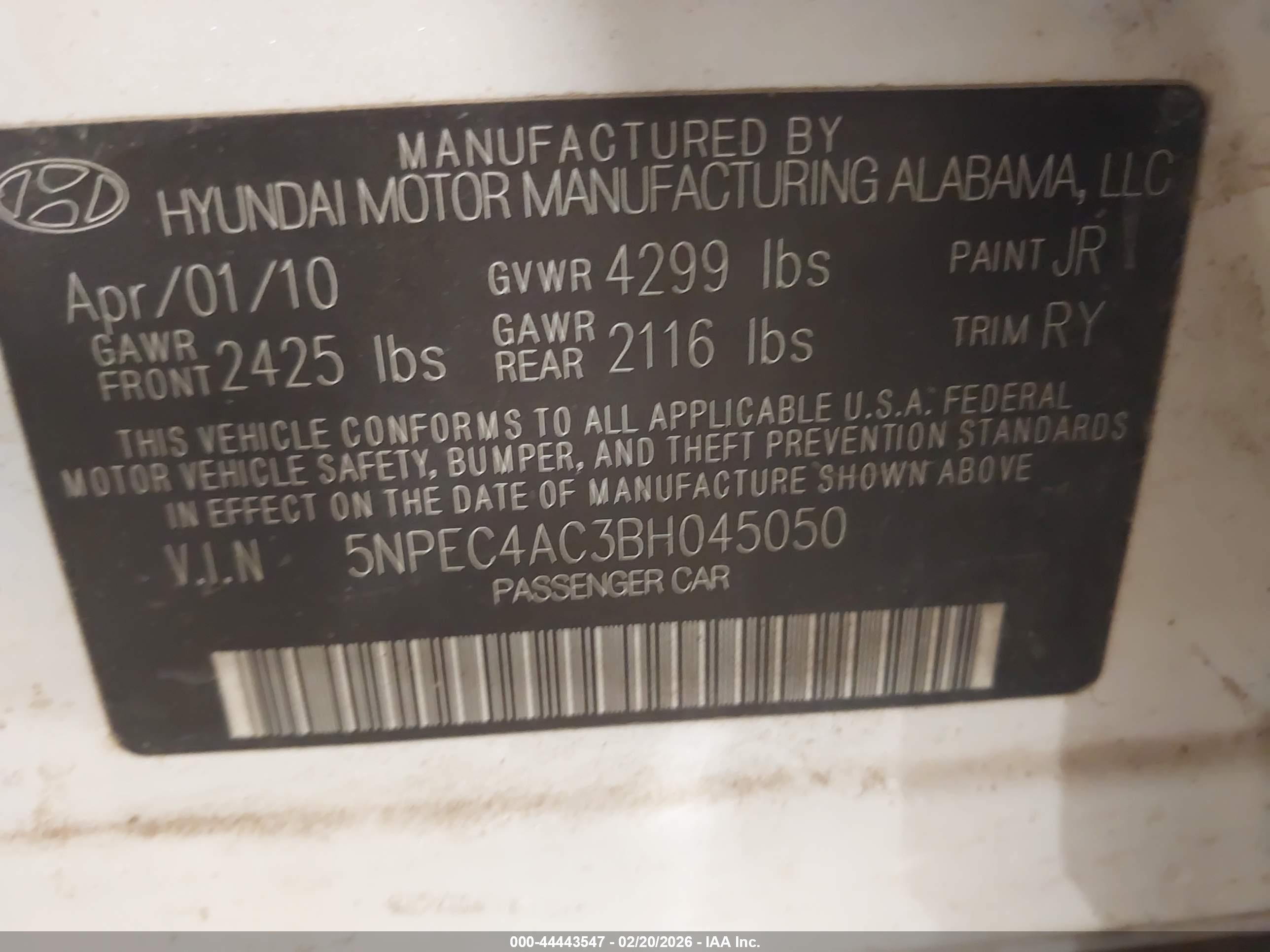HYUNDAI SONATA image 9