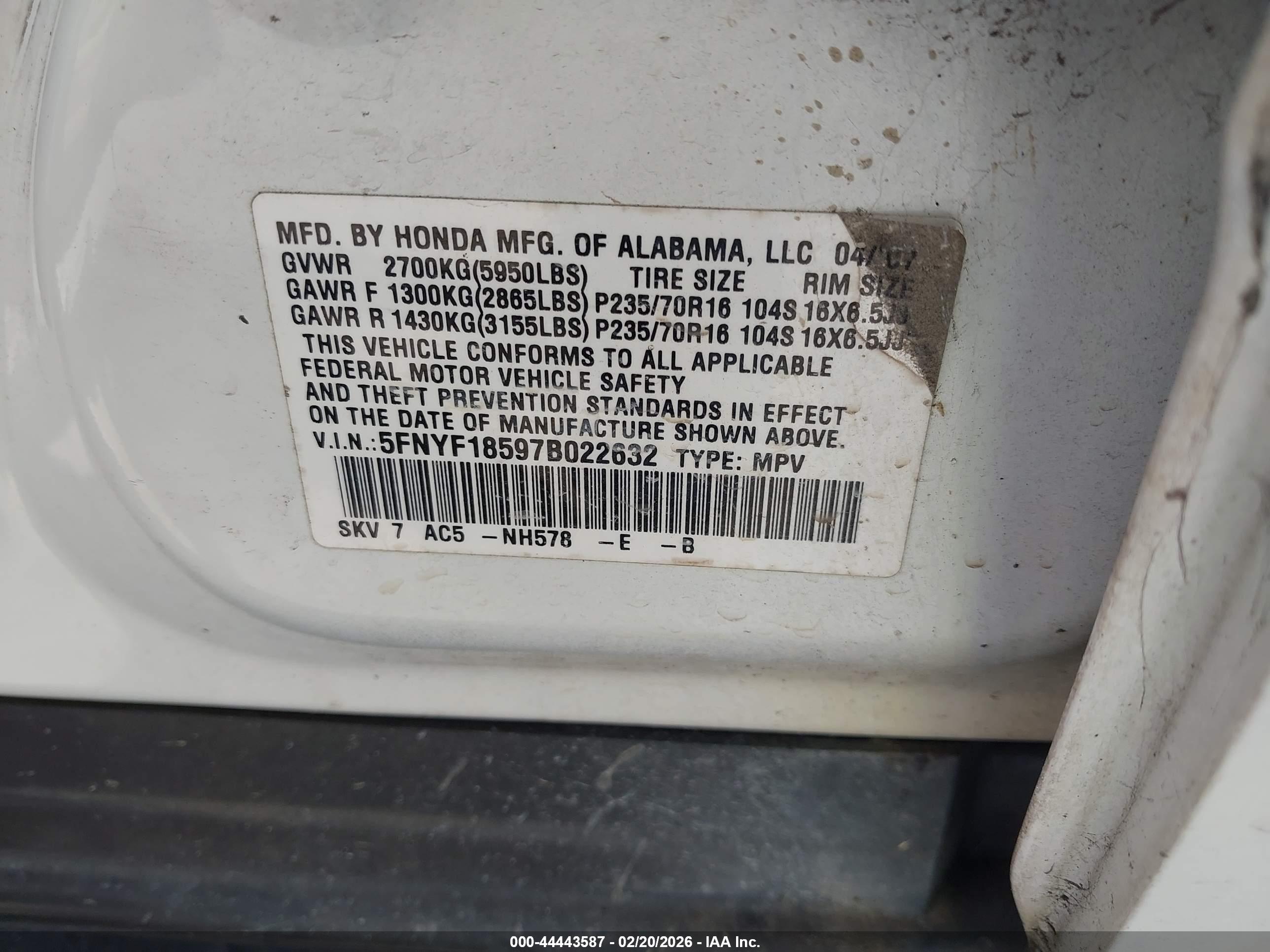 HONDA PILOT image 9