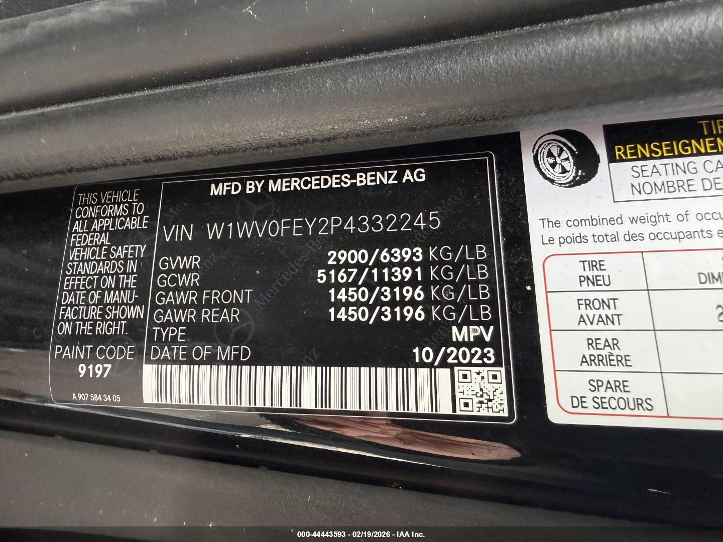 MERCEDES-BENZ METRIS image 9