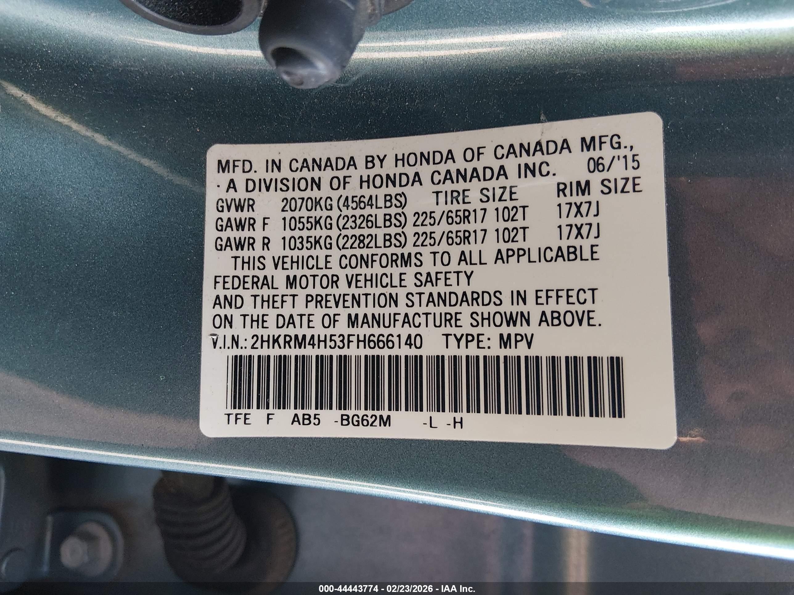 HONDA CR-V image 9