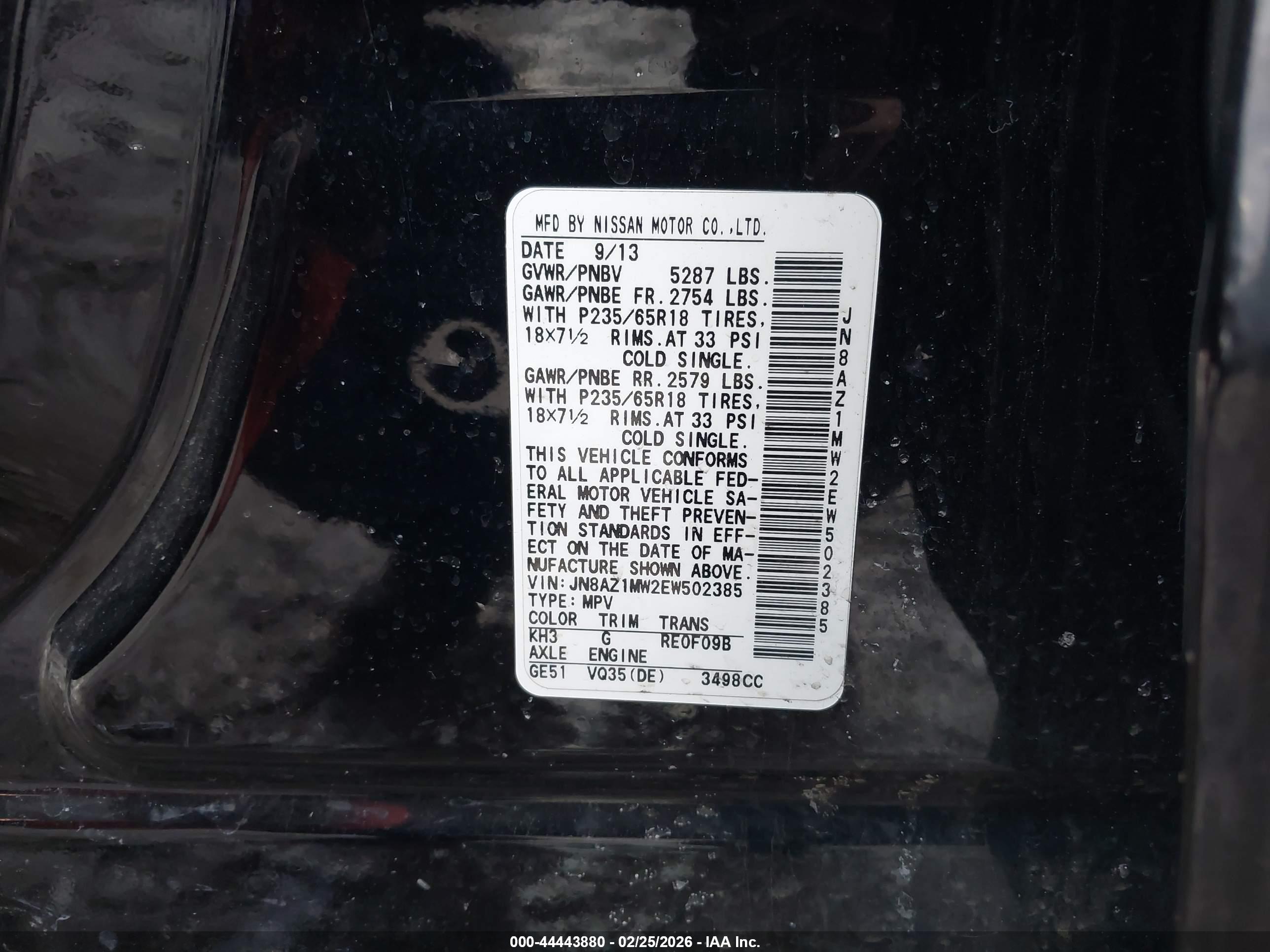 NISSAN MURANO image 9
