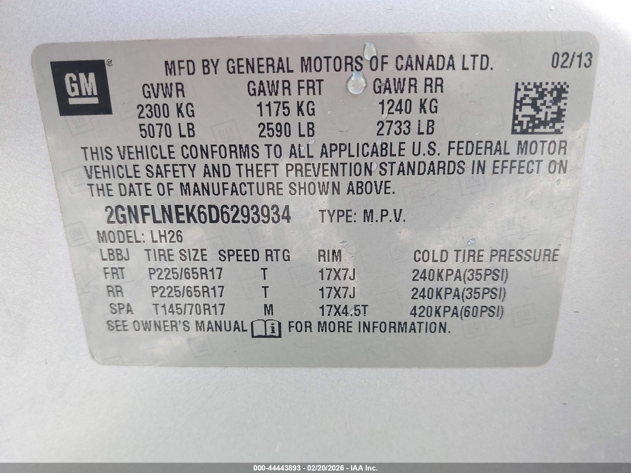 CHEVROLET EQUINOX image 9
