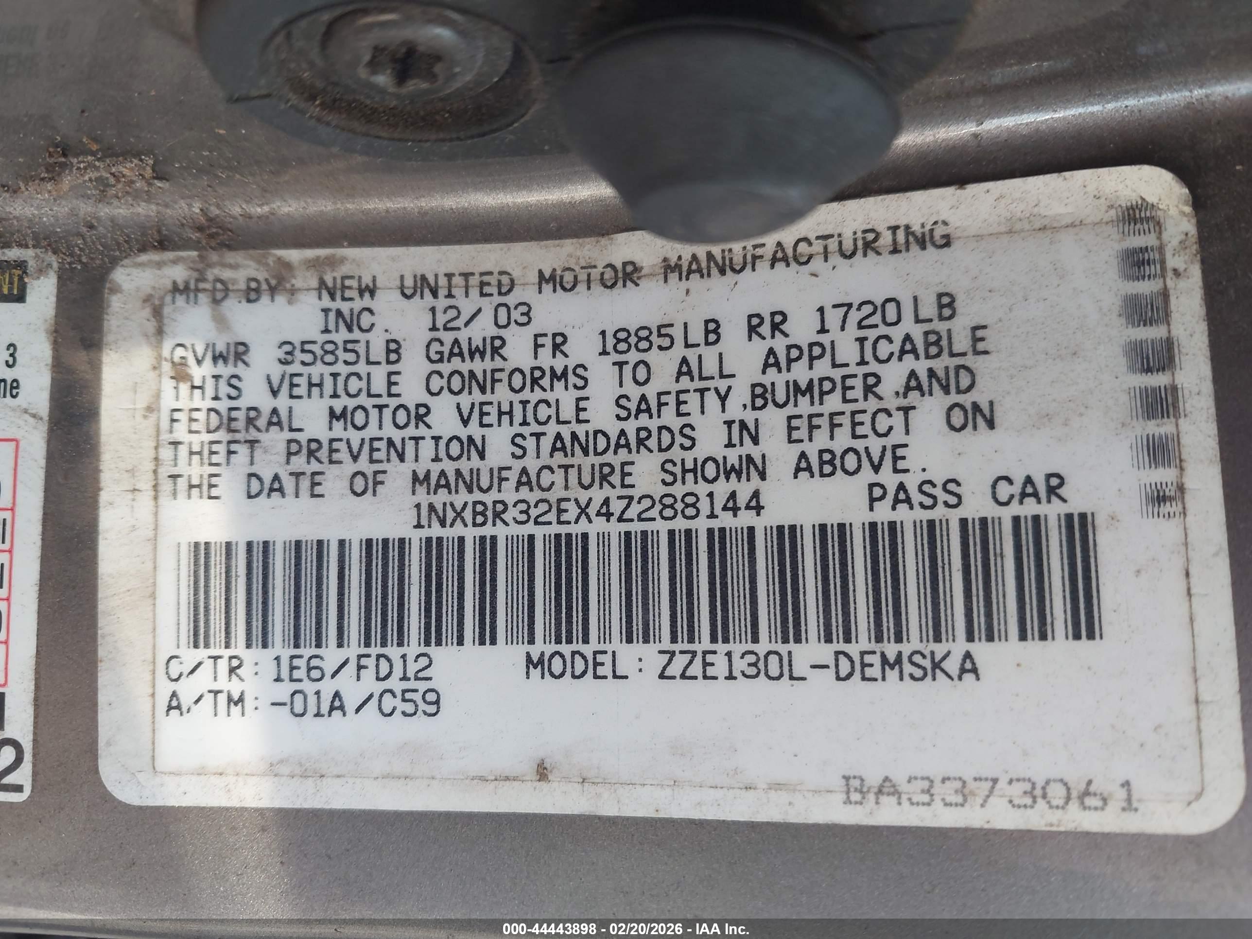 TOYOTA COROLLA image 9