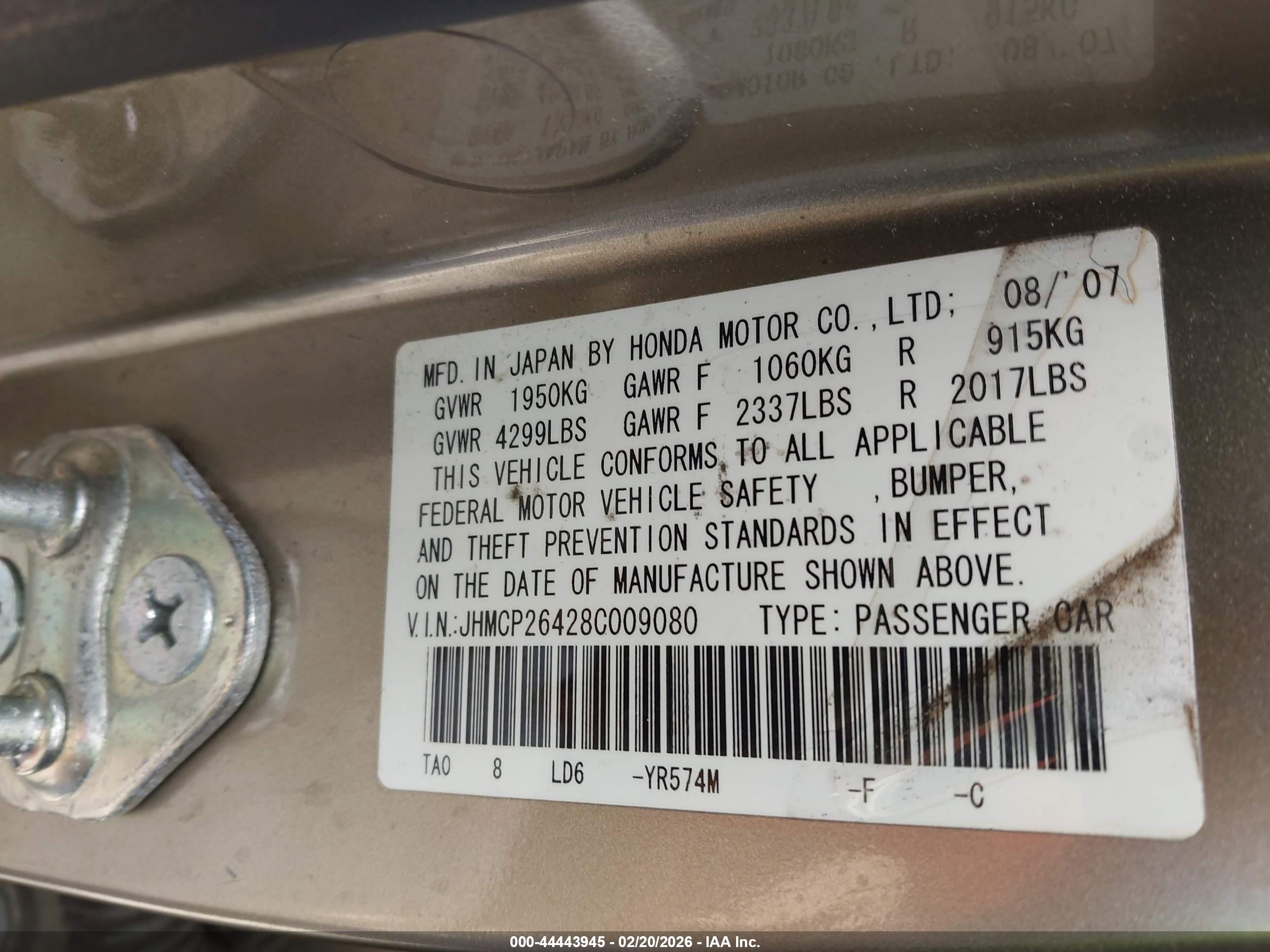 HONDA ACCORD image 9