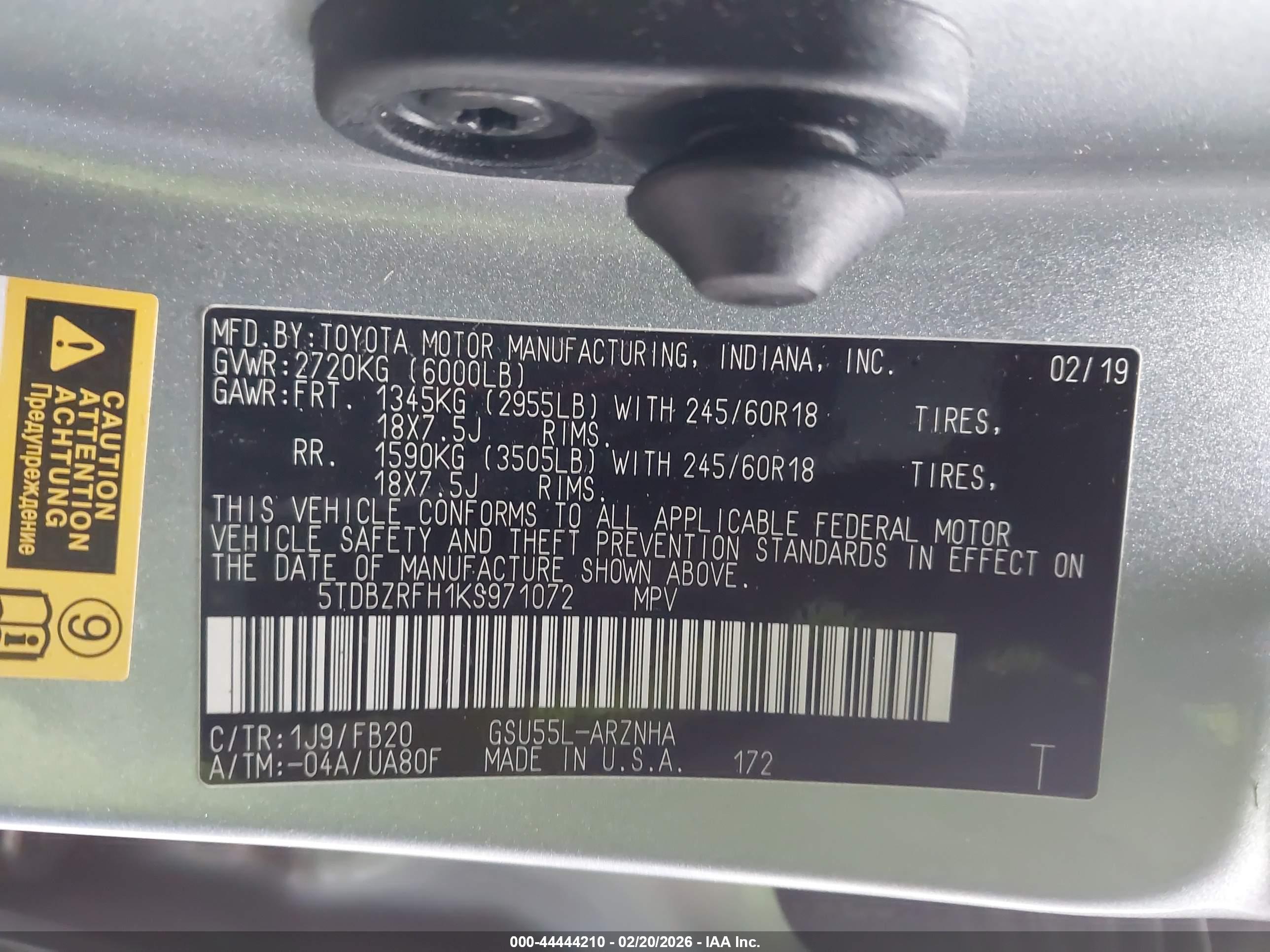 TOYOTA HIGHLANDER image 9