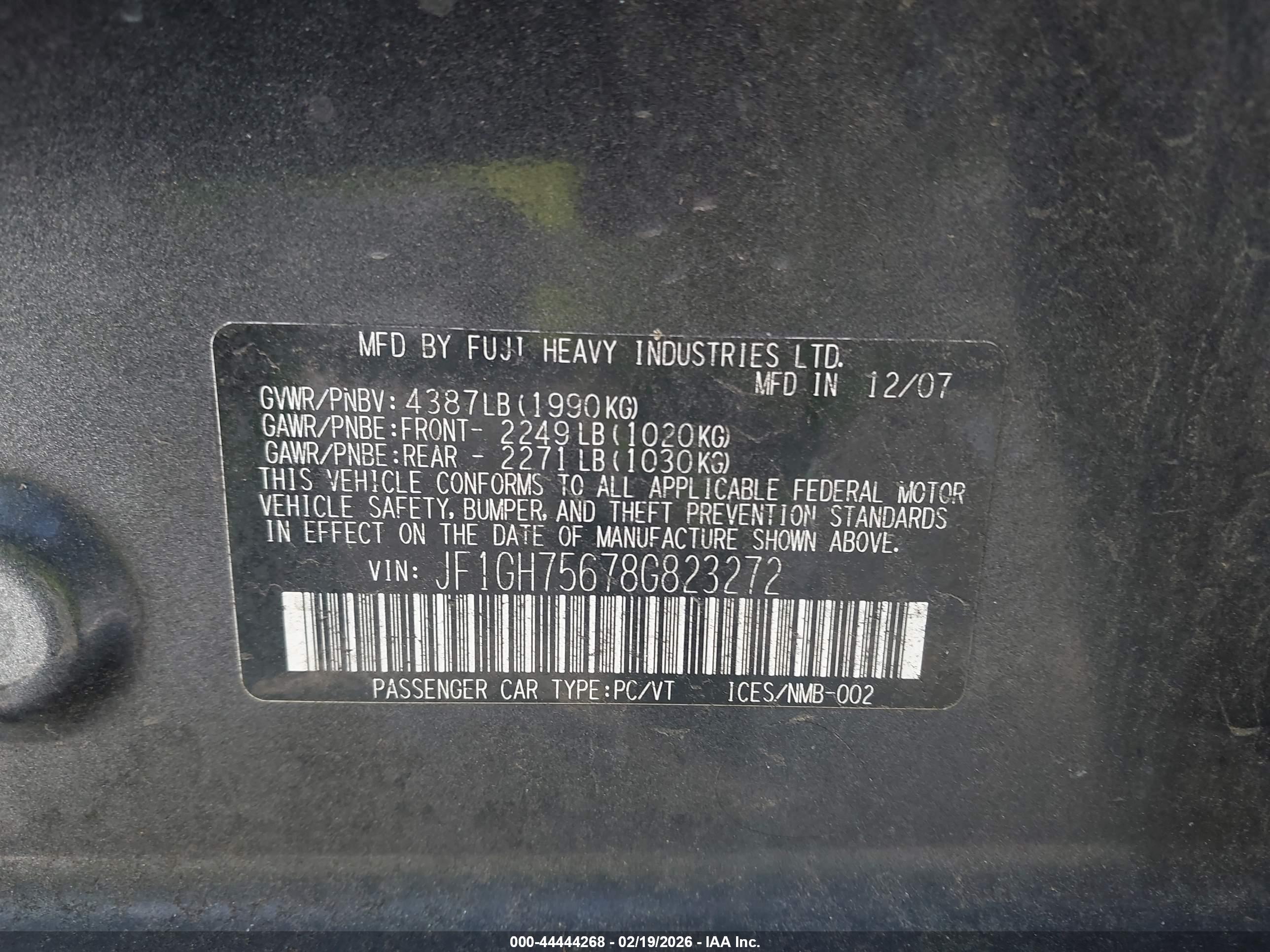 SUBARU IMPREZA image 9