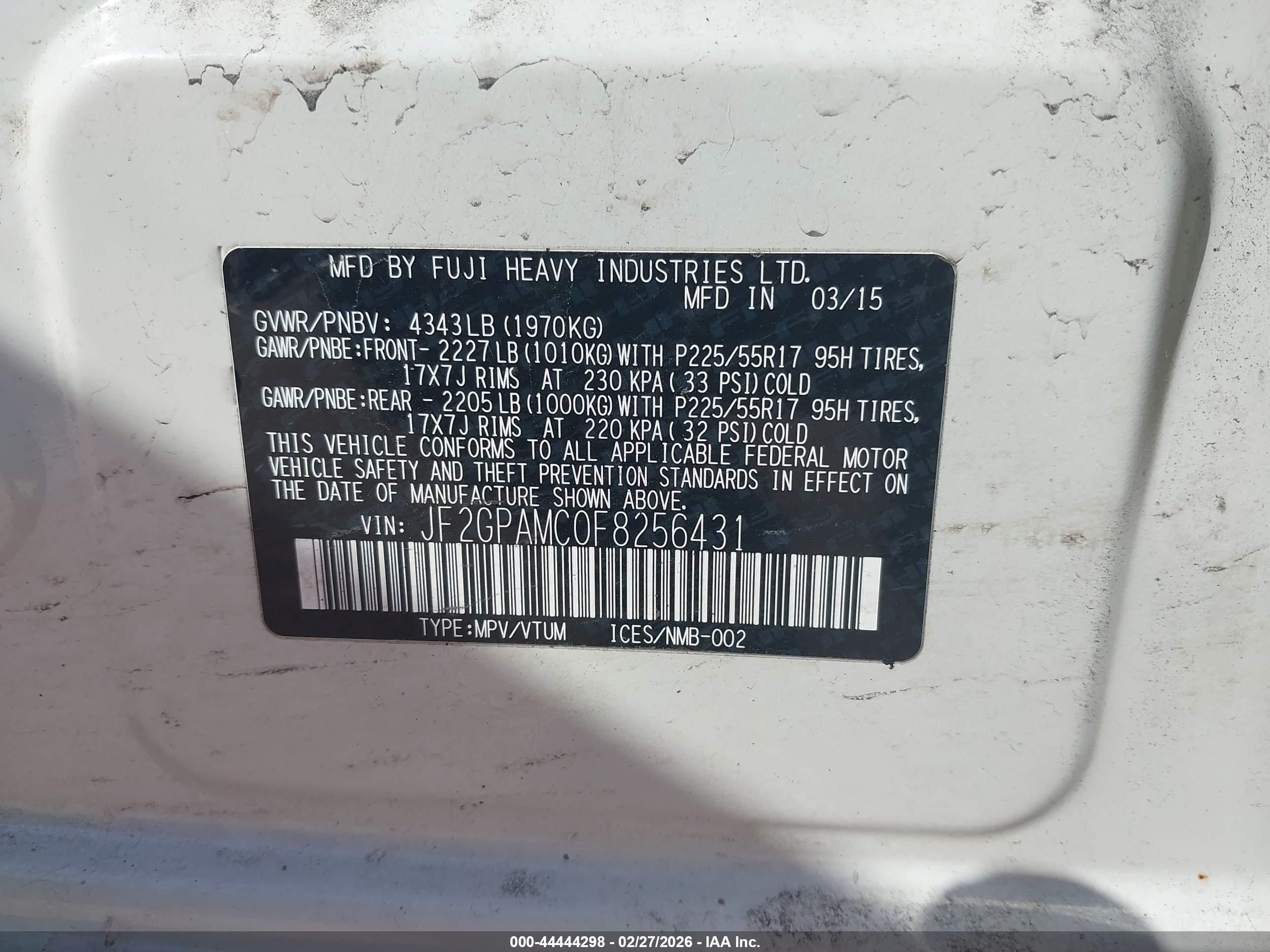 SUBARU XV image 9