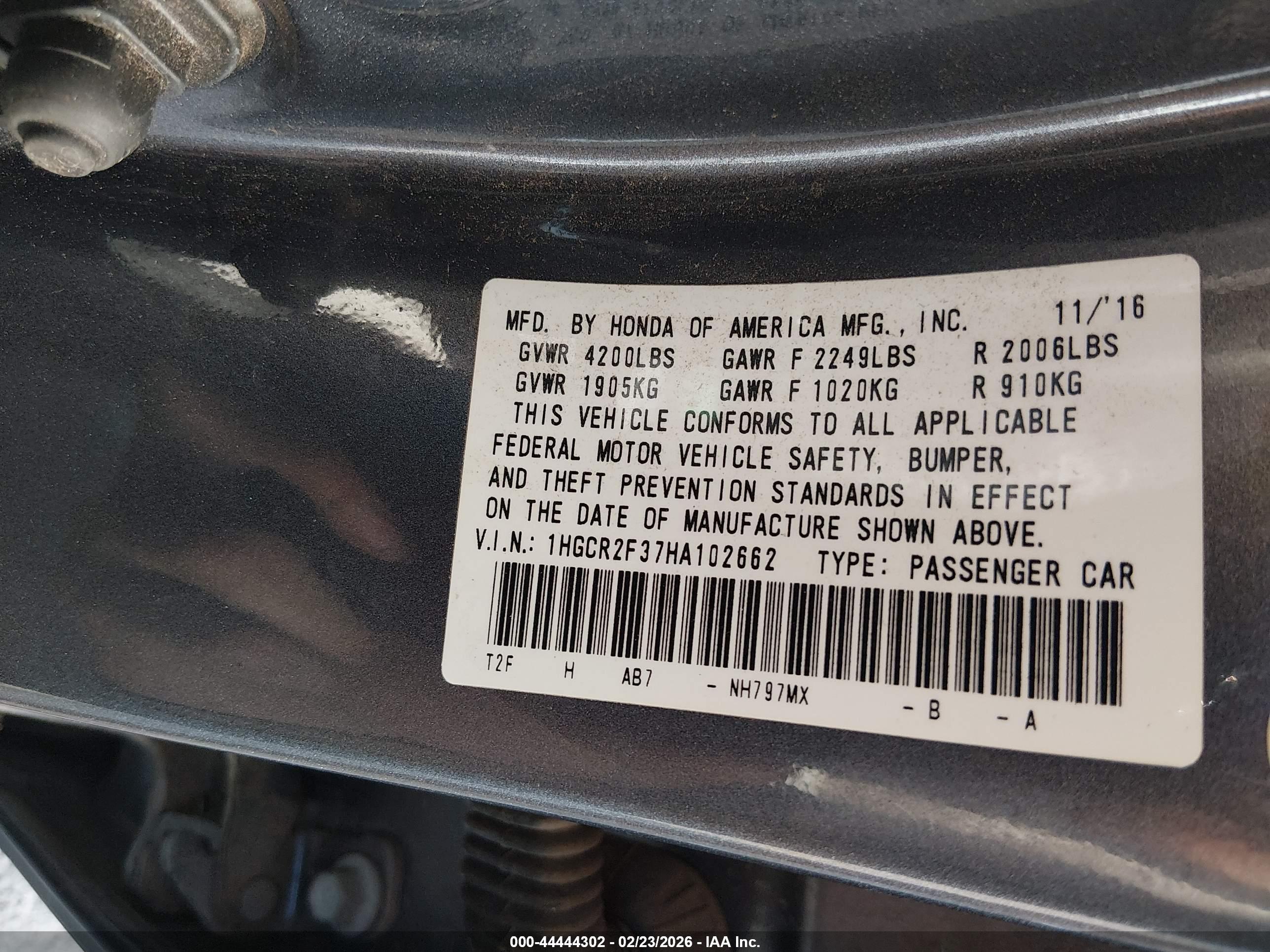 HONDA ACCORD image 9