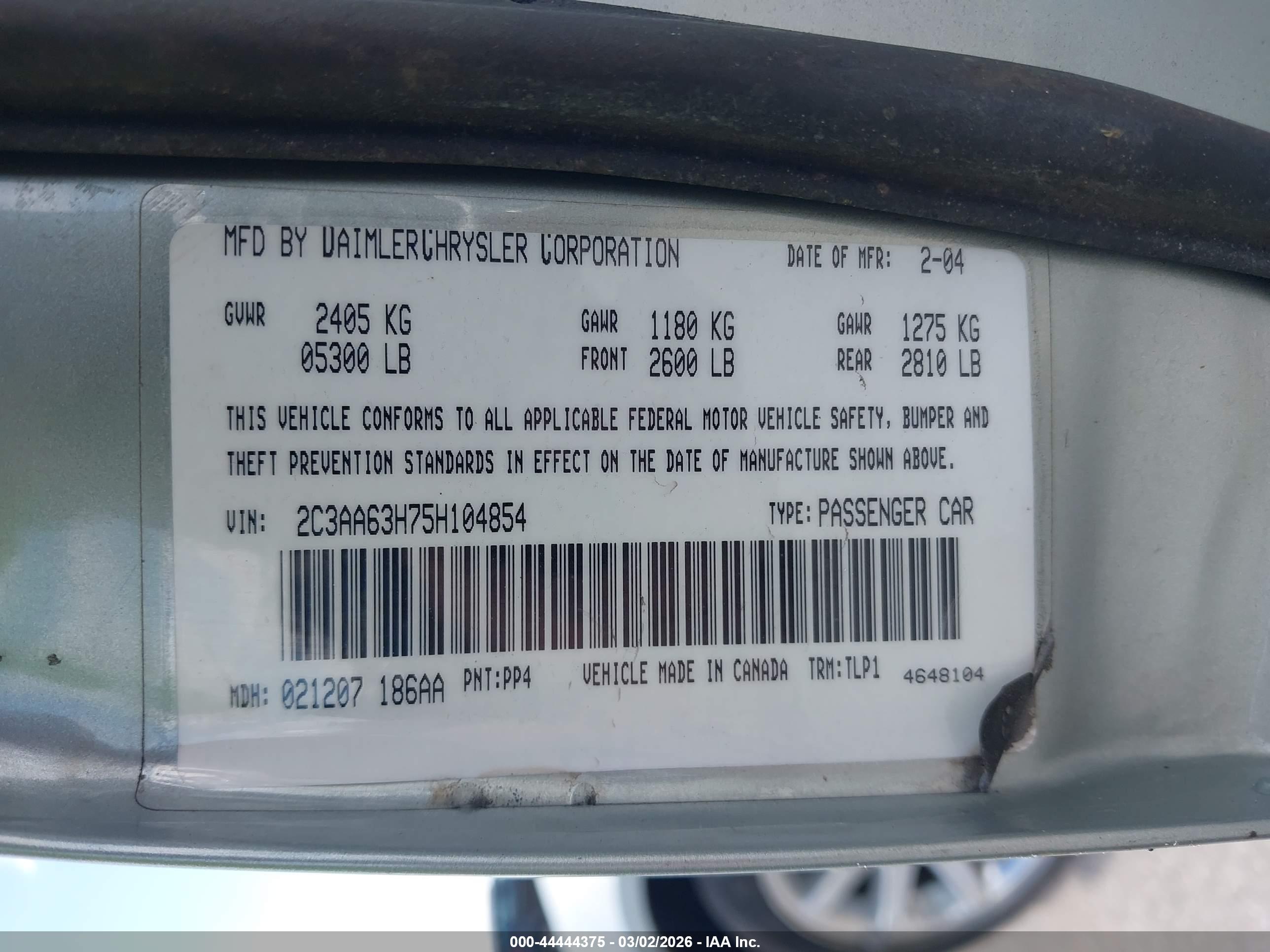 CHRYSLER 300C image 9