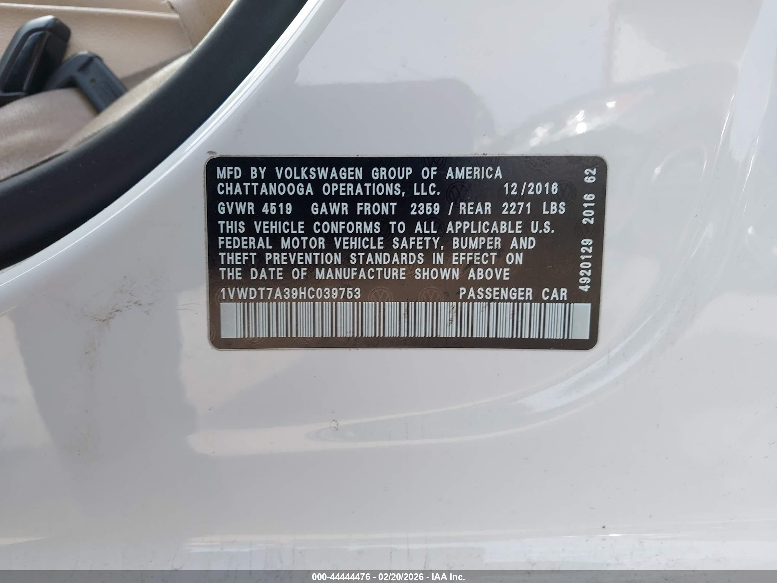 VOLKSWAGEN PASSAT image 9