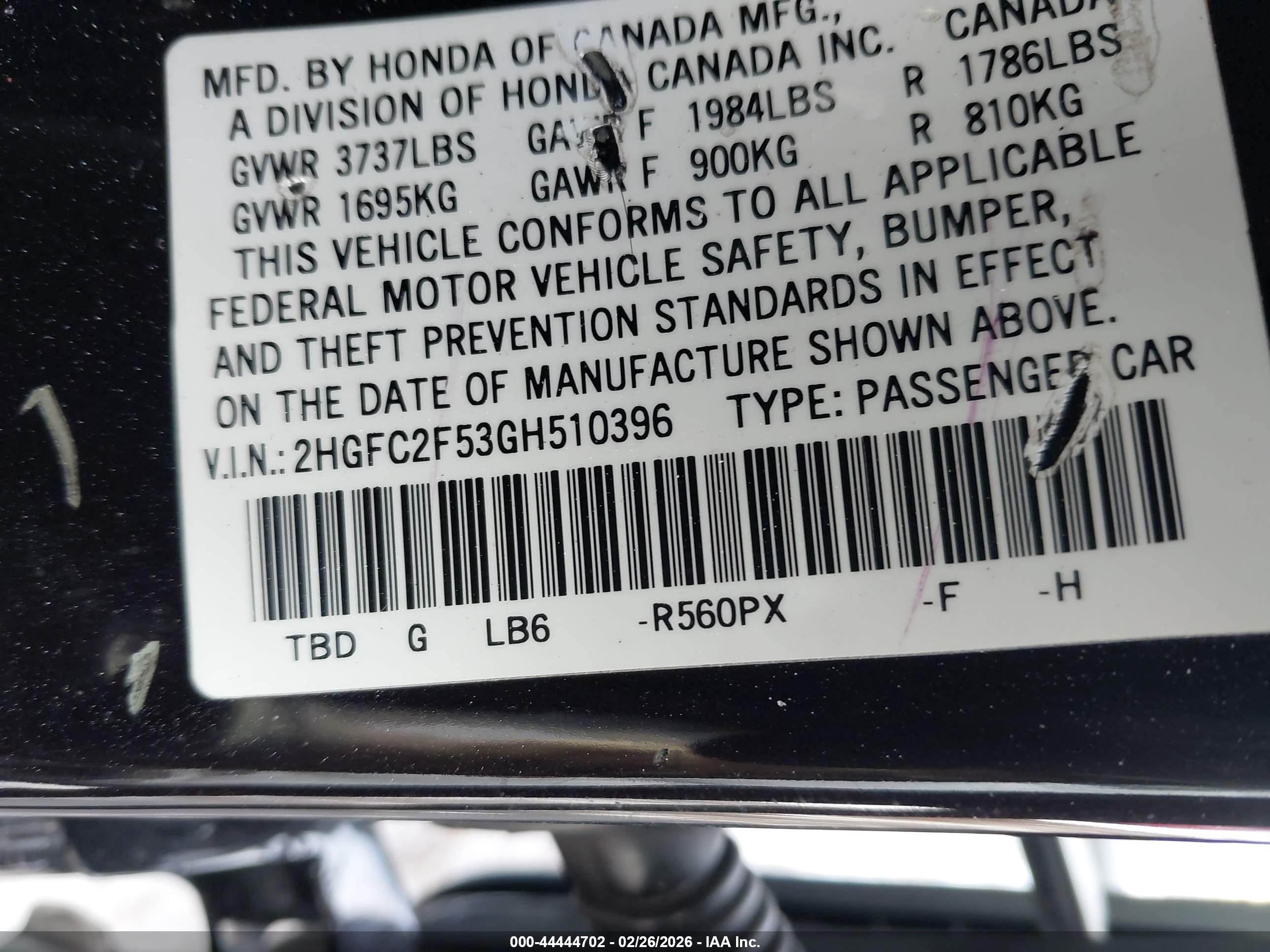 HONDA CIVIC image 9