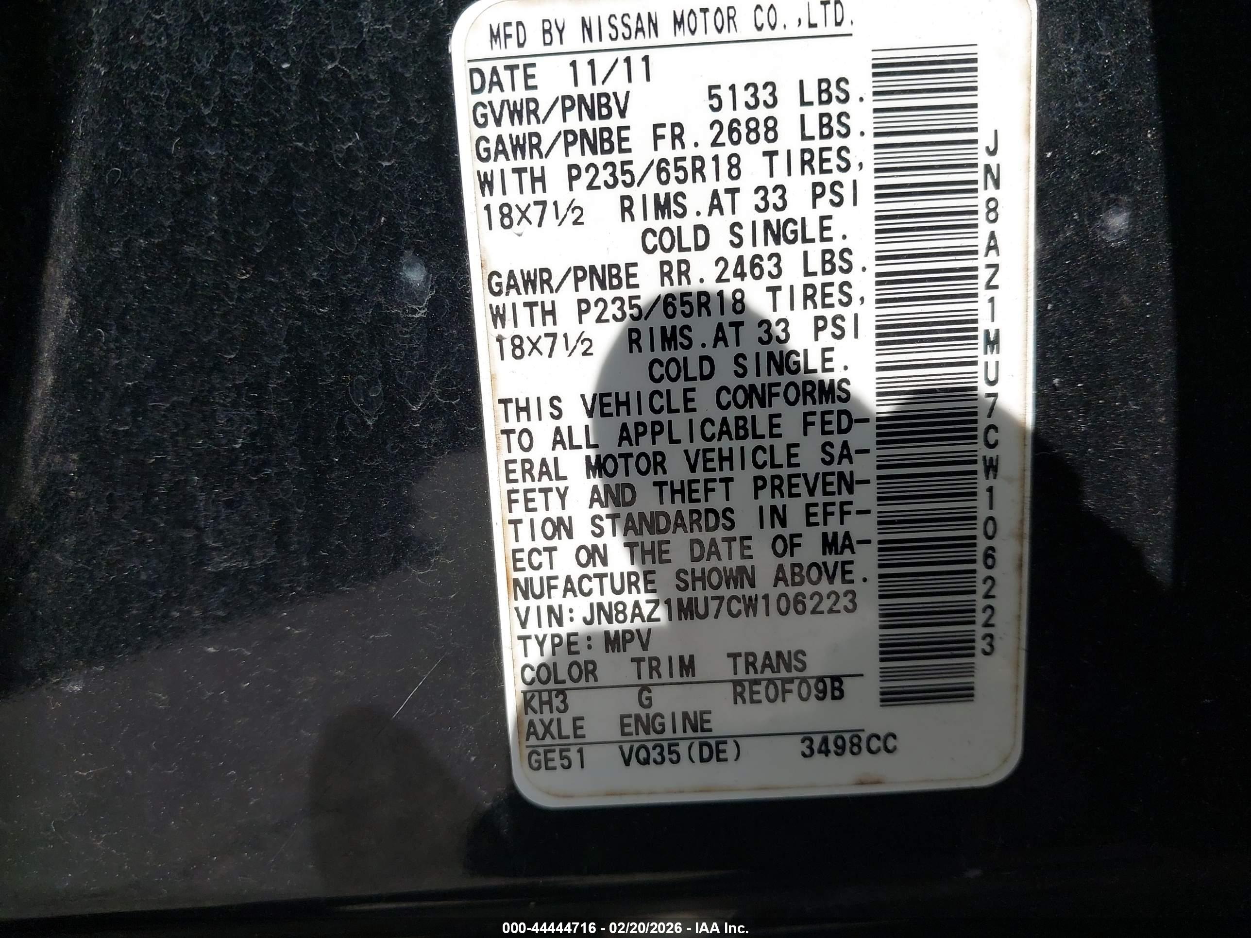 NISSAN MURANO image 9