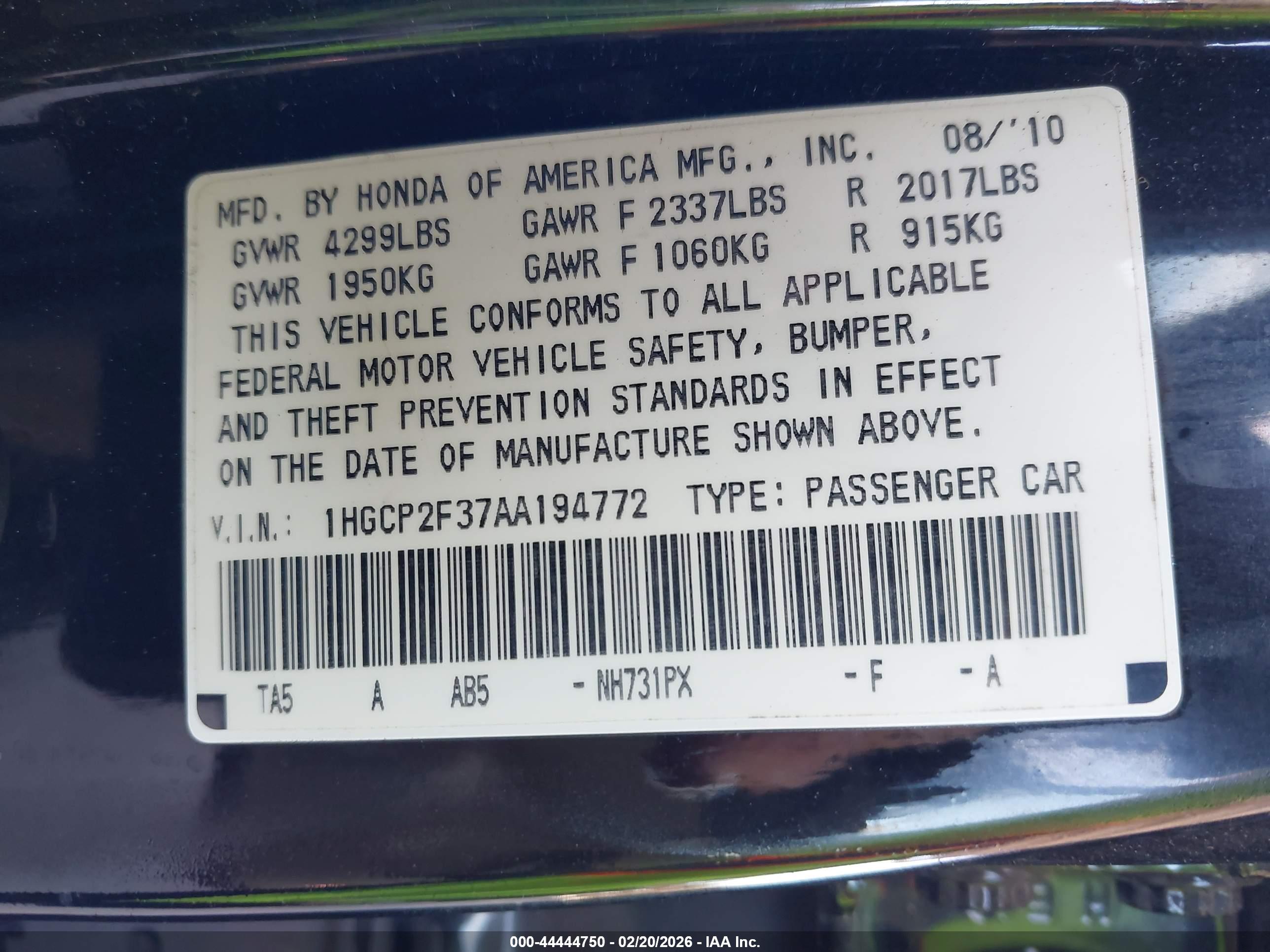 HONDA ACCORD image 9