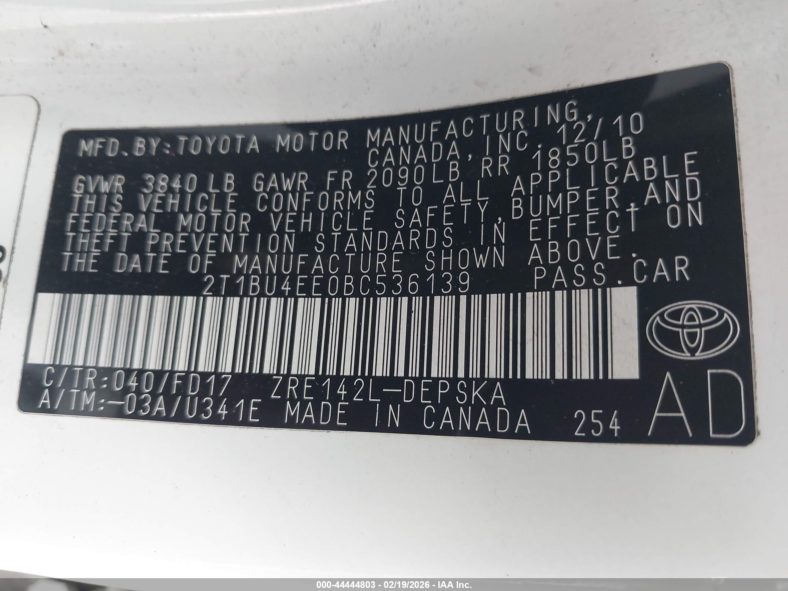 TOYOTA COROLLA image 9