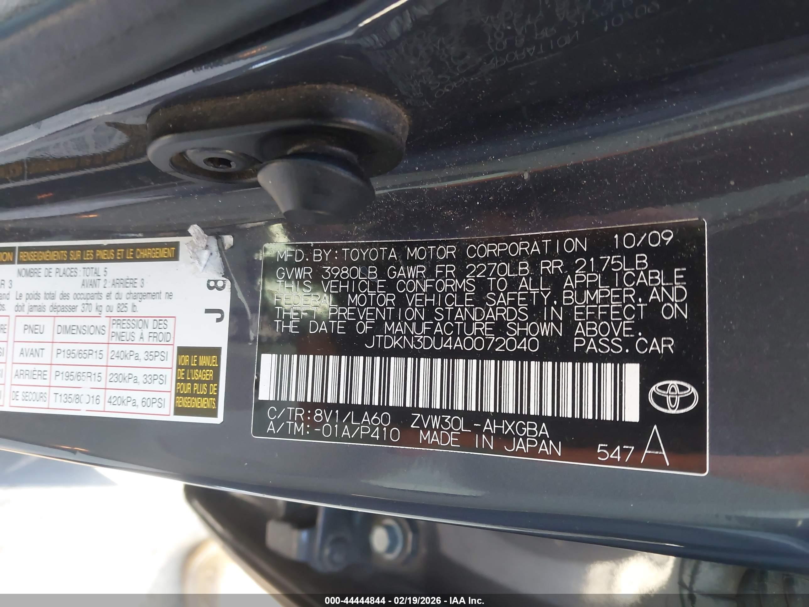 TOYOTA PRIUS image 9