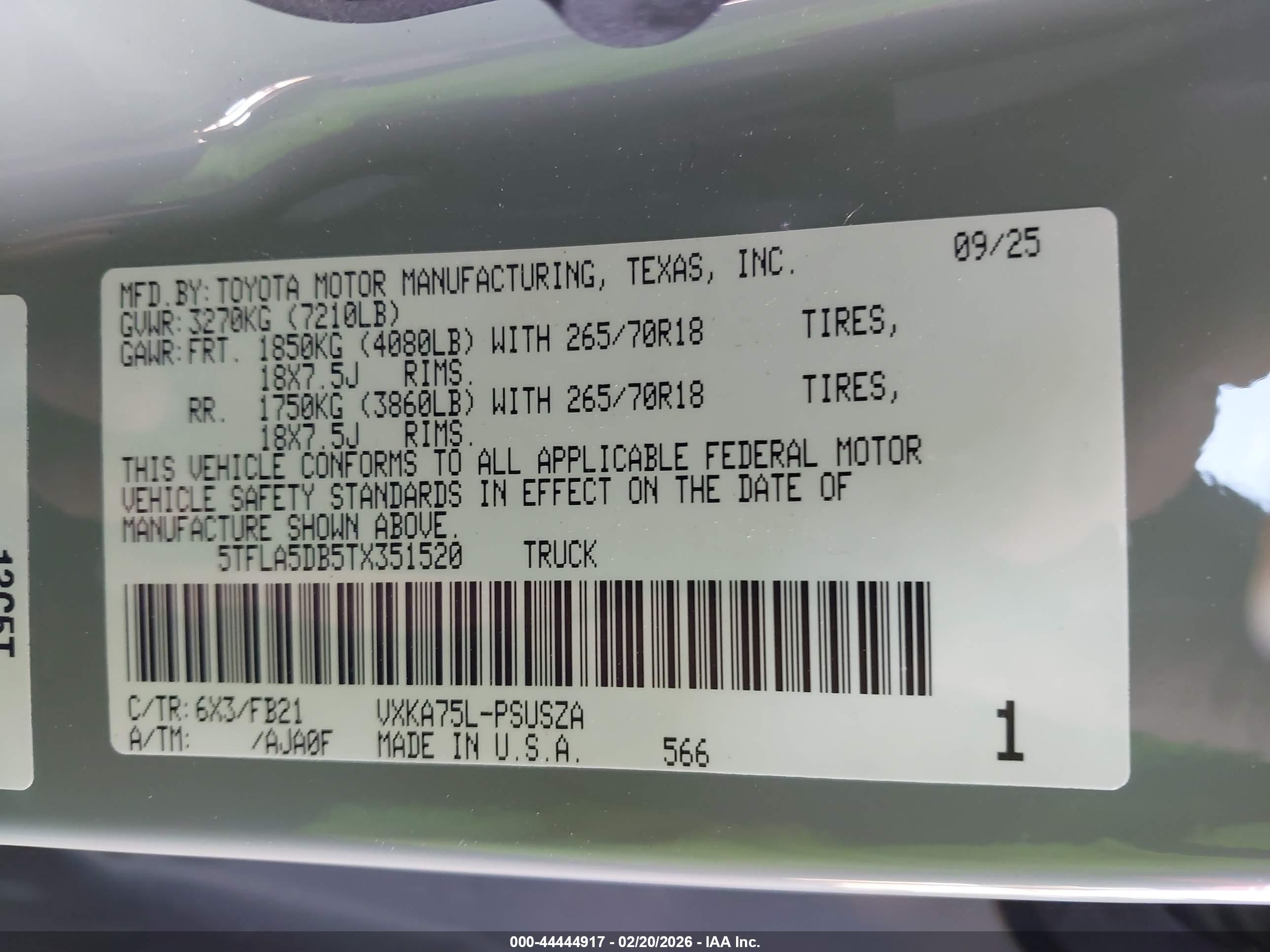 TOYOTA TUNDRA image 9