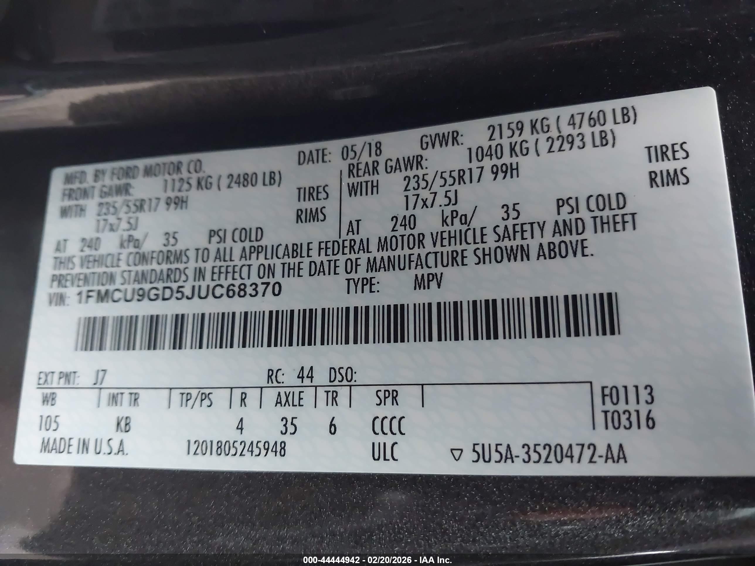 FORD ESCAPE image 9