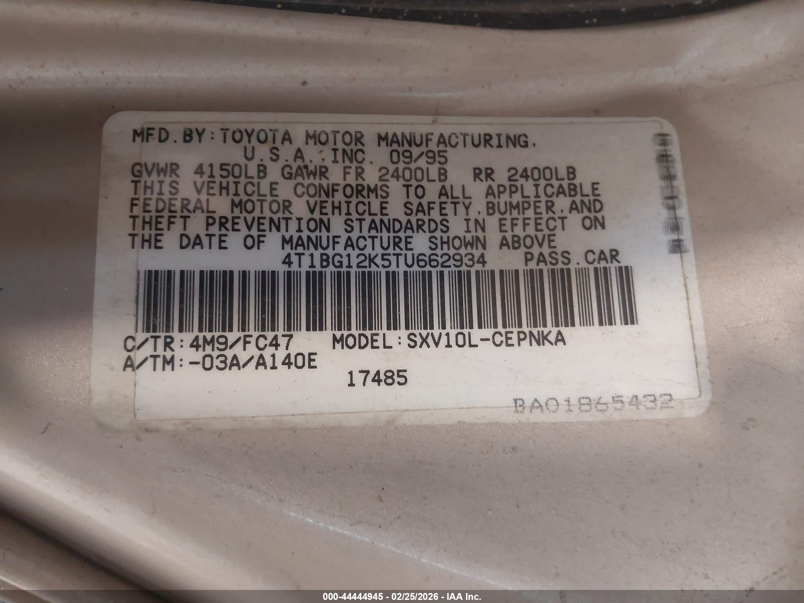 TOYOTA CAMRY image 9