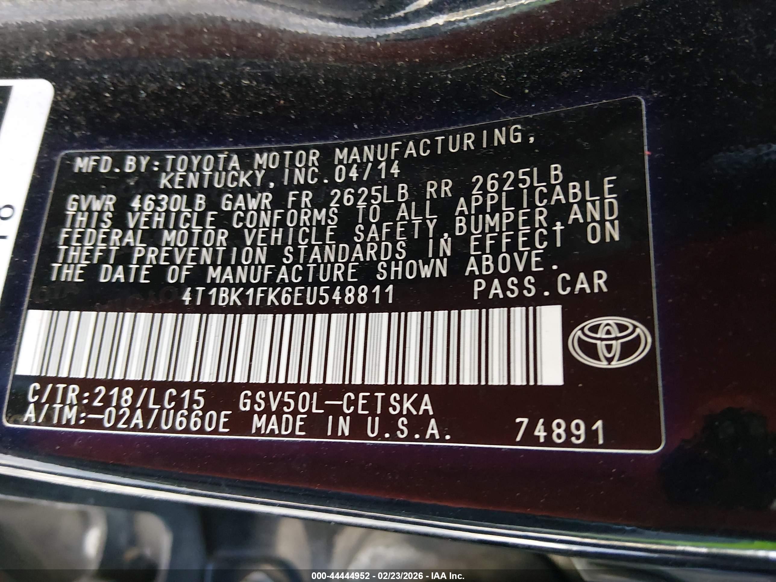 TOYOTA CAMRY image 9