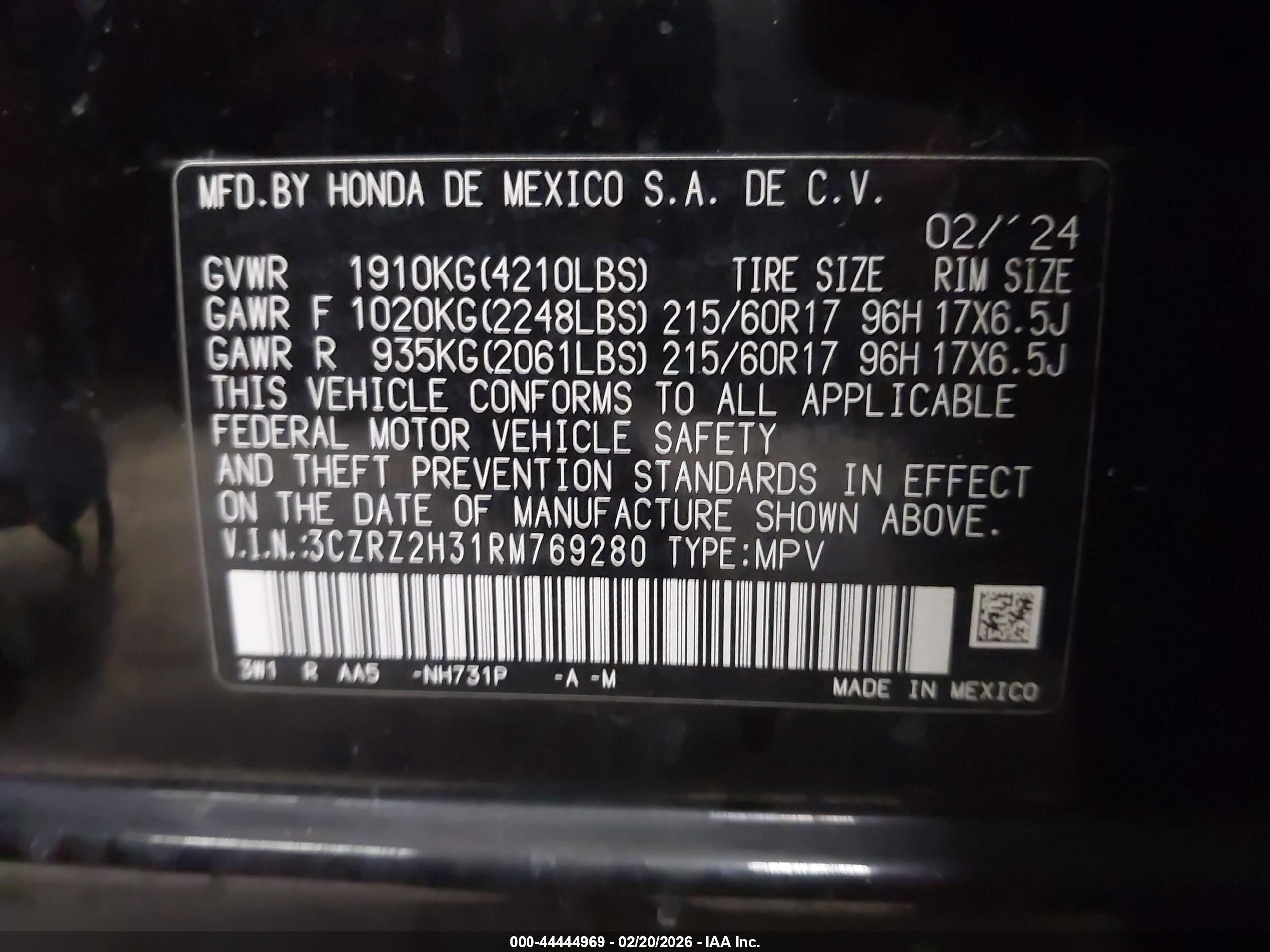 HONDA HR-V image 9