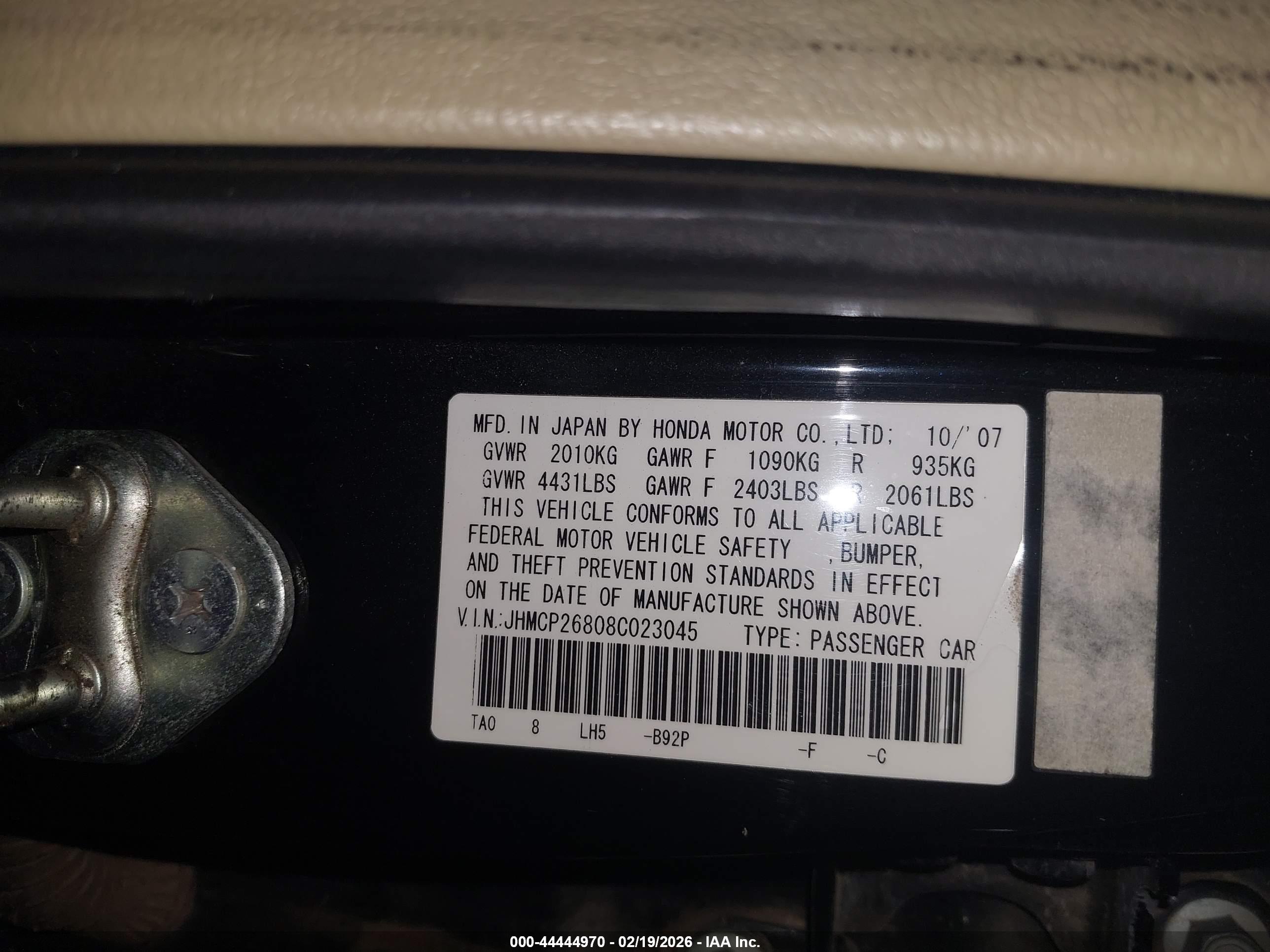 HONDA ACCORD image 9