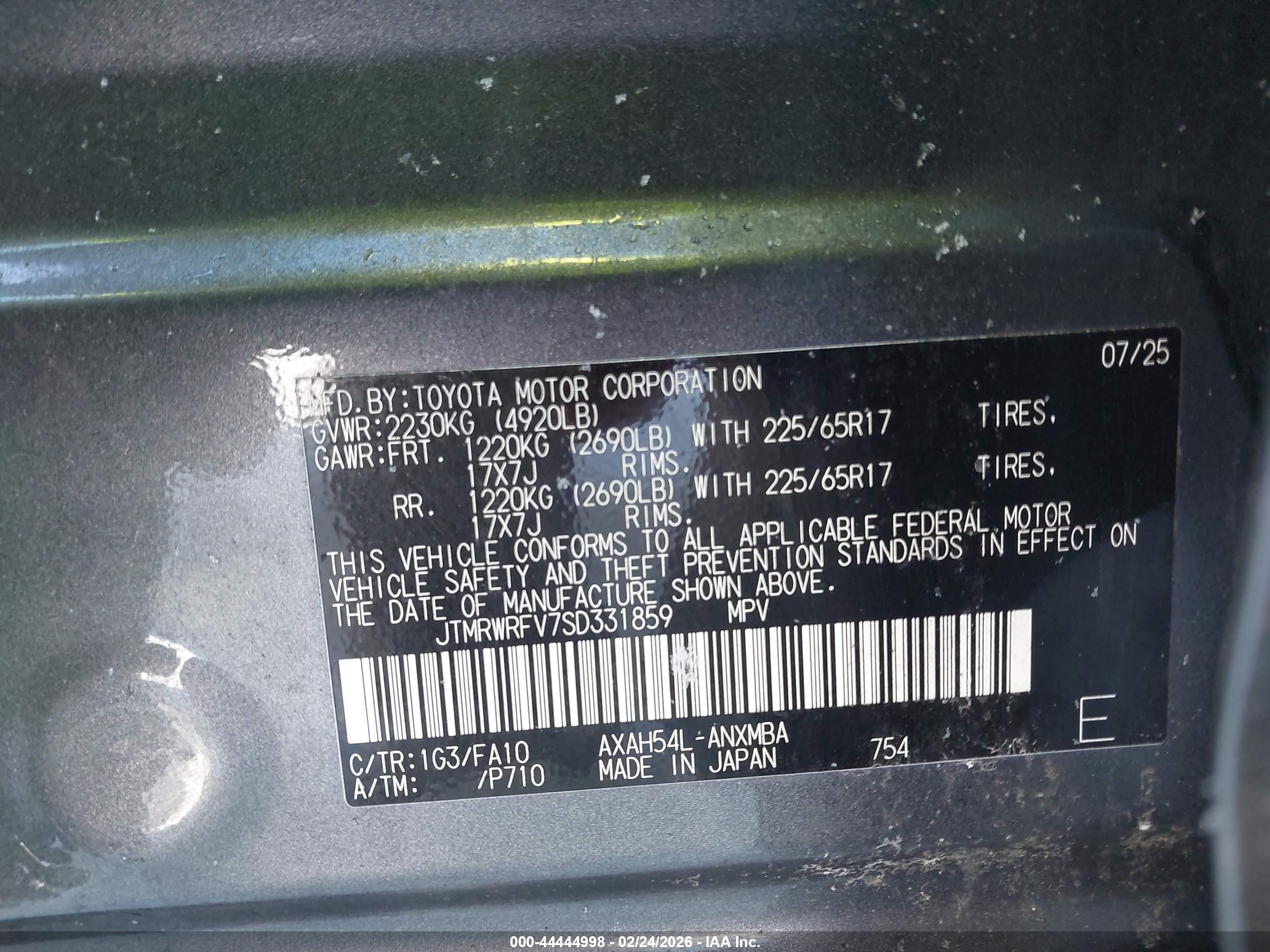 TOYOTA RAV4 image 9