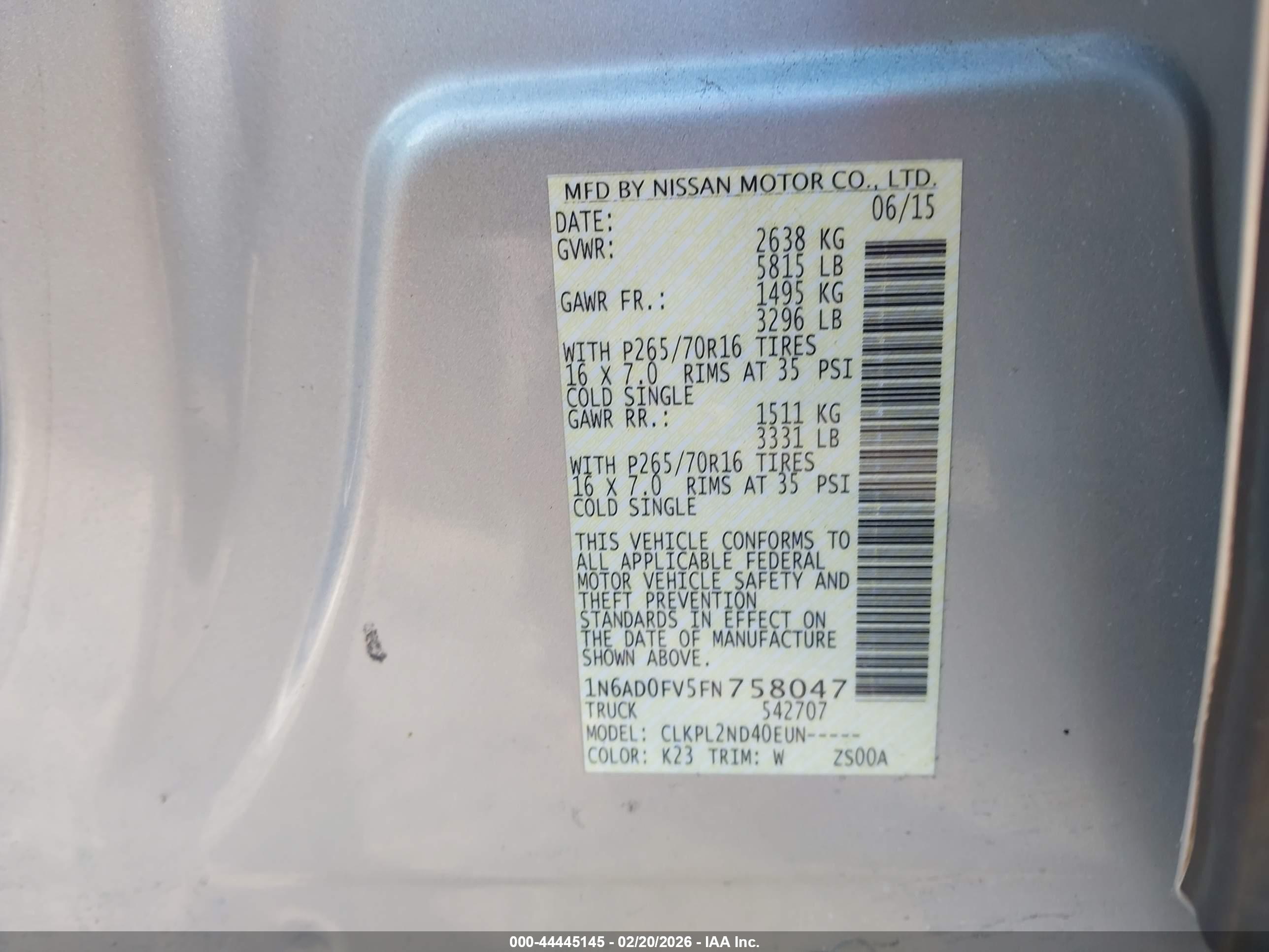 NISSAN FRONTIER image 9