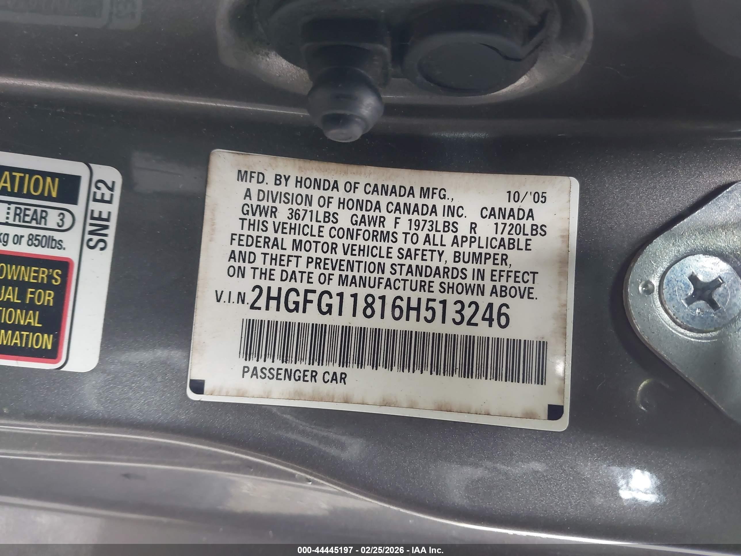 HONDA CIVIC image 9