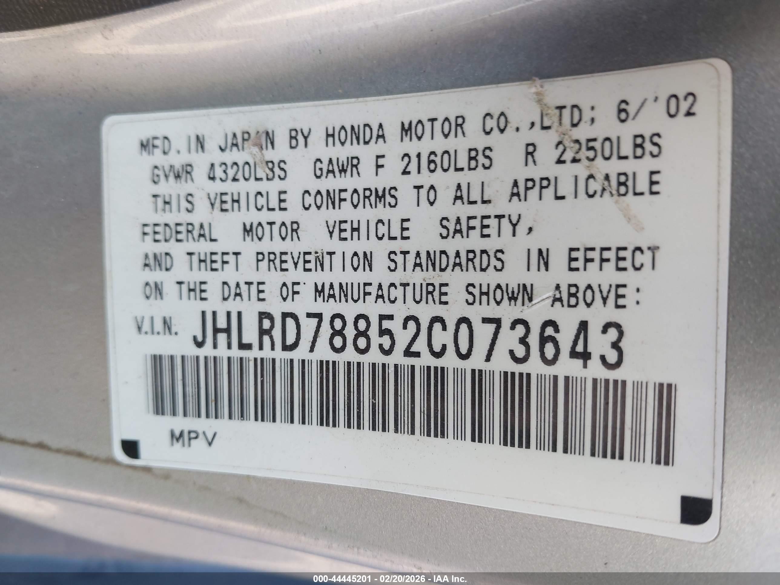 HONDA CR-V image 9