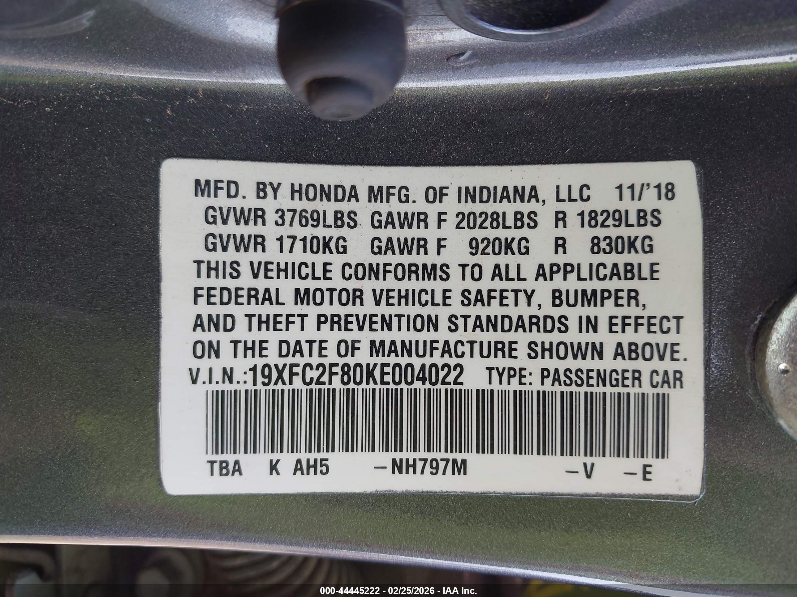HONDA CIVIC image 9