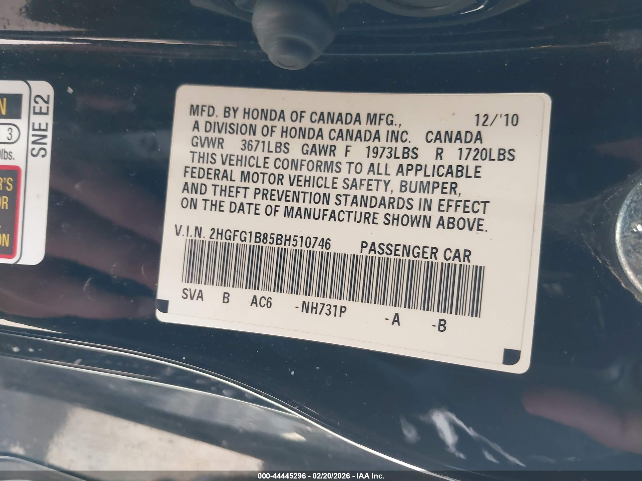 HONDA CIVIC image 9