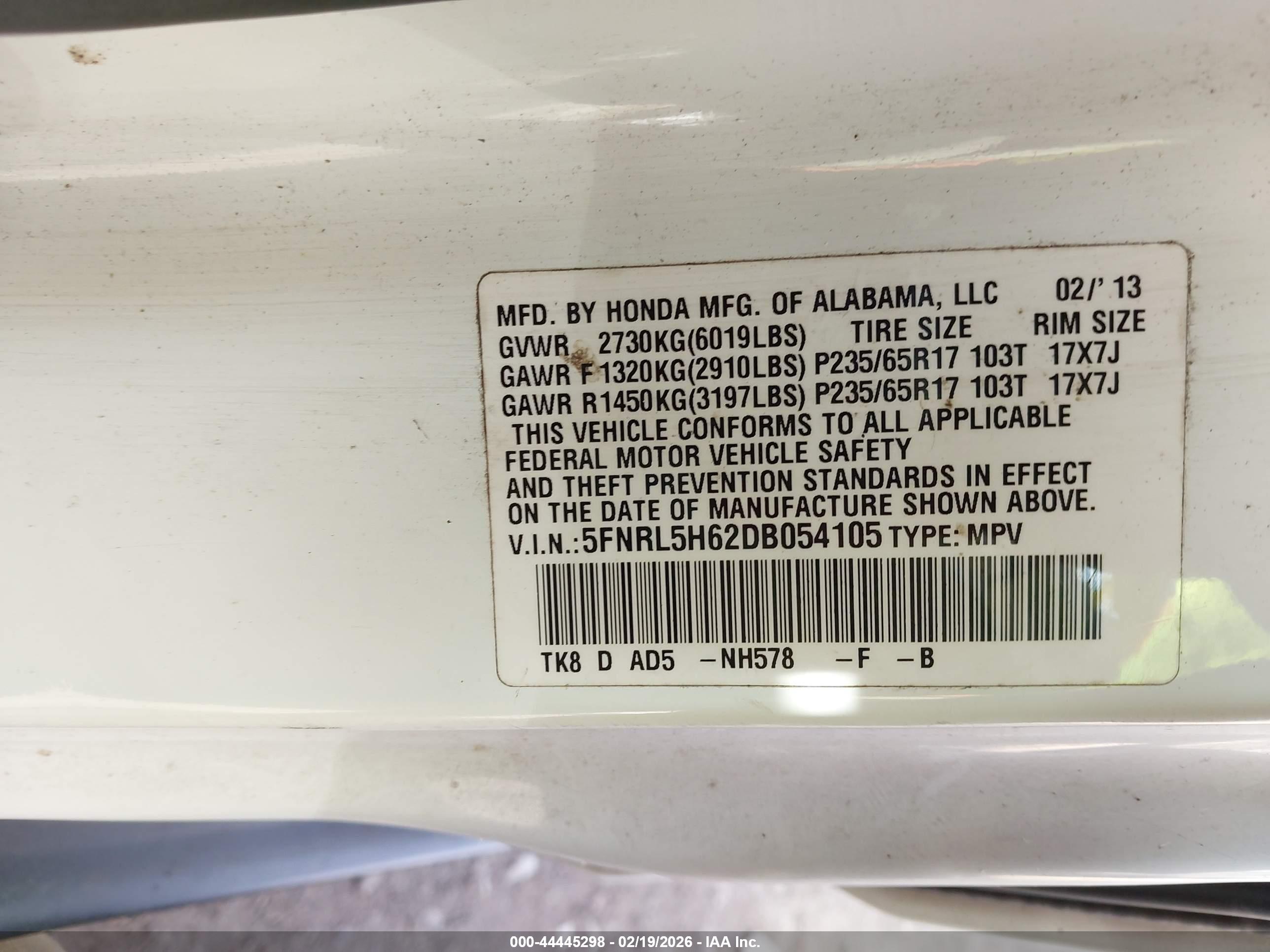 HONDA ODYSSEY image 9