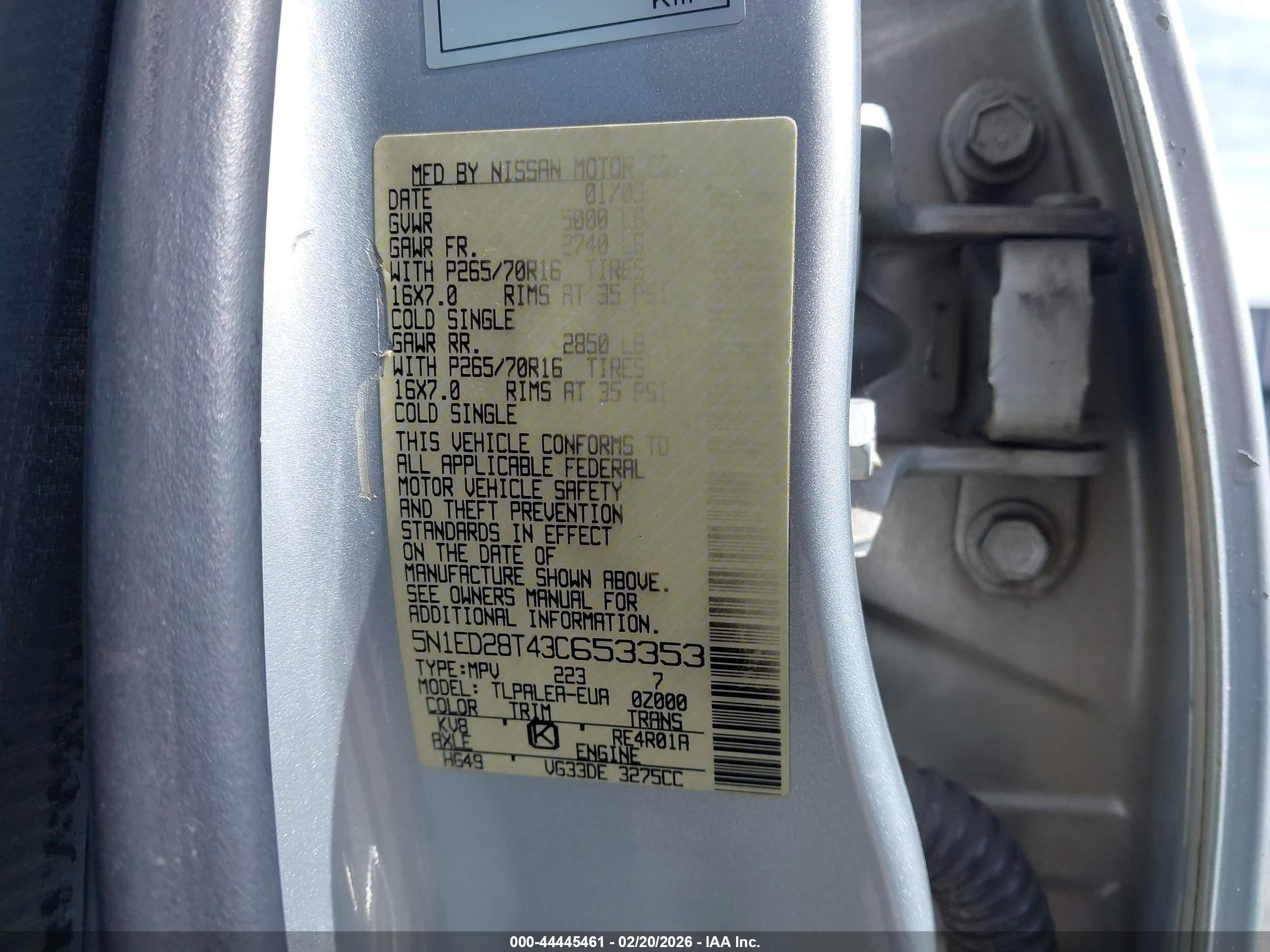 NISSAN XTERRA image 9