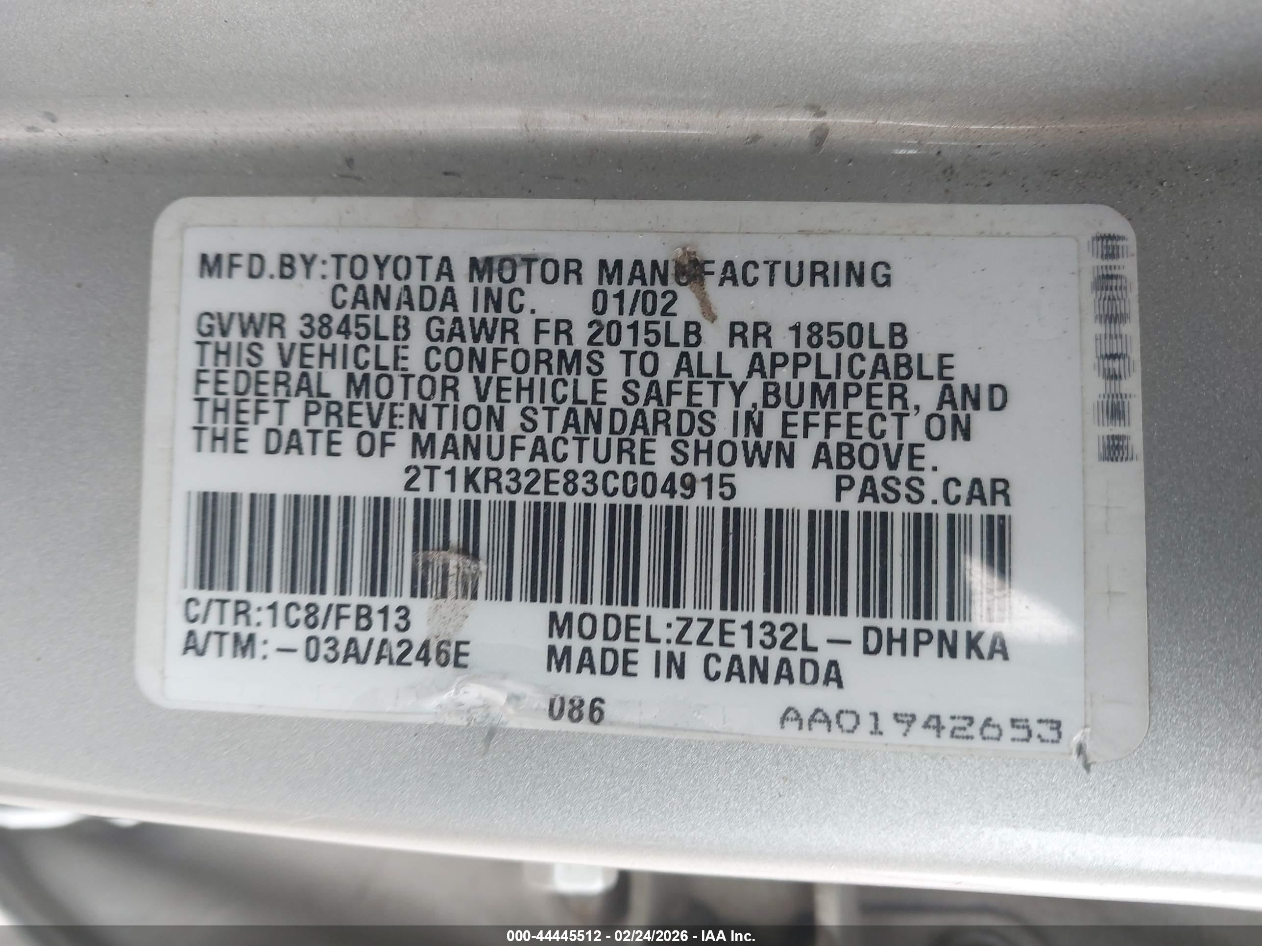 TOYOTA MATRIX image 9
