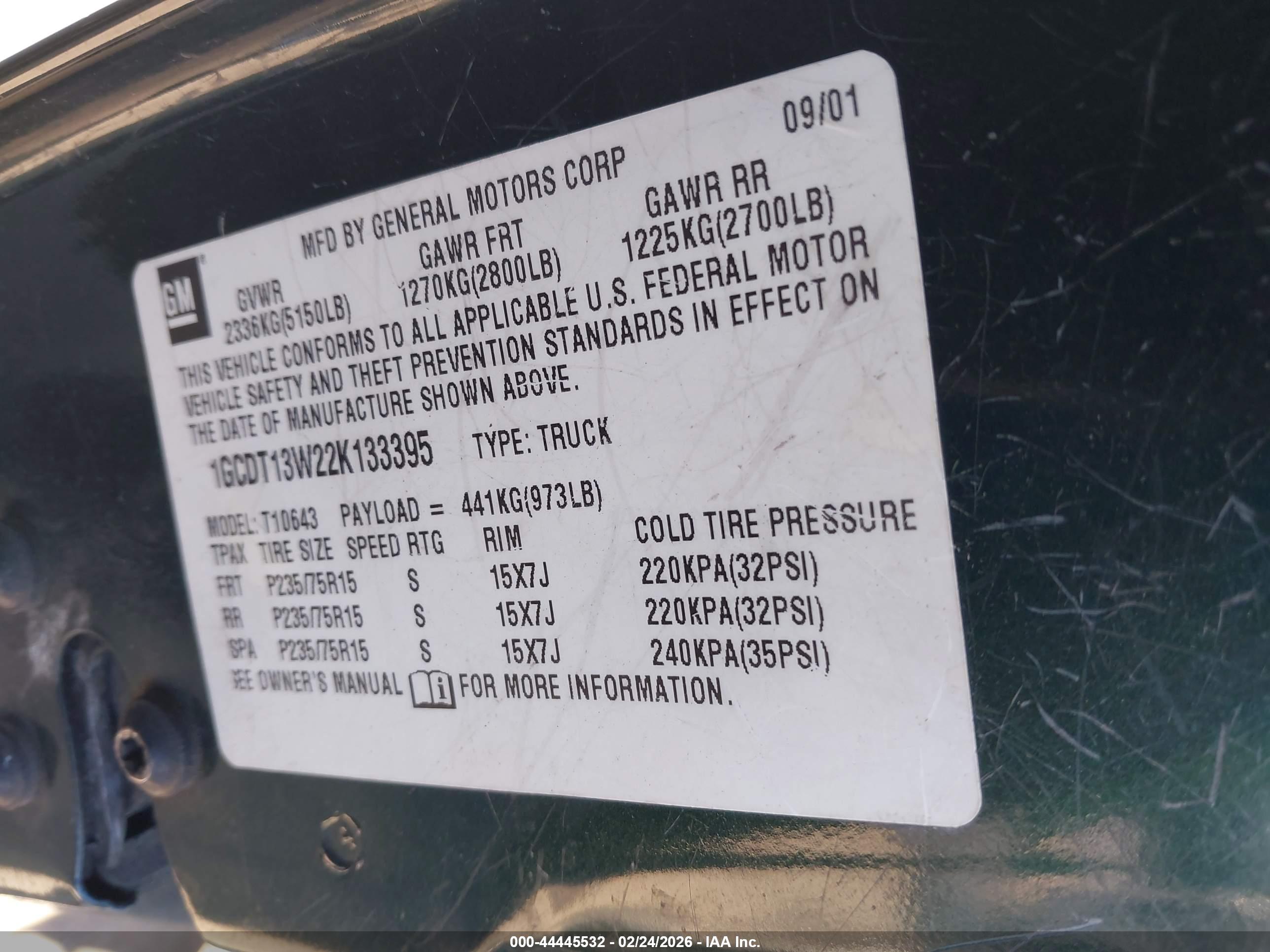 CHEVROLET S-10 image 9