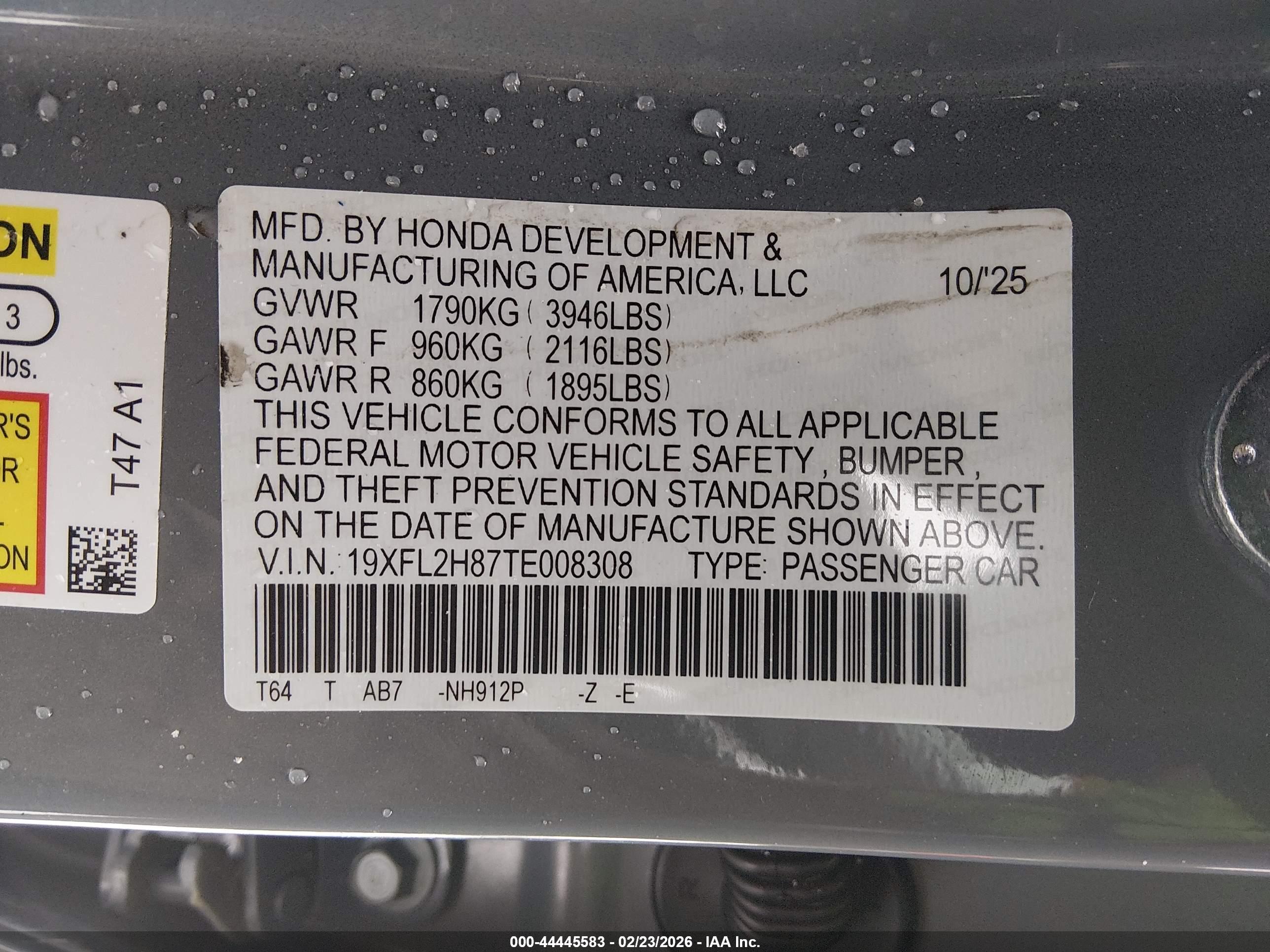 HONDA CIVIC image 9